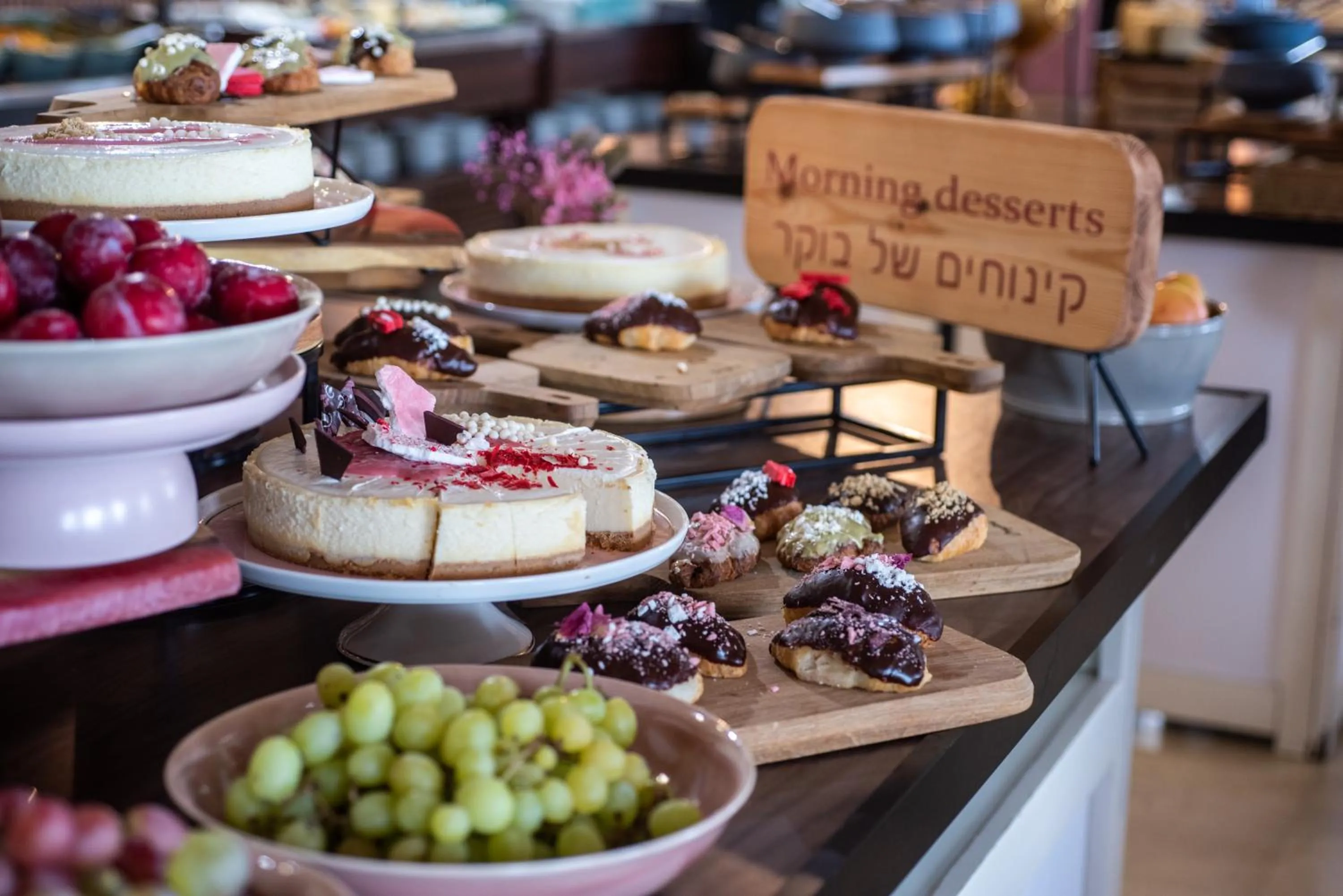Buffet breakfast in Leonardo Gordon Beach