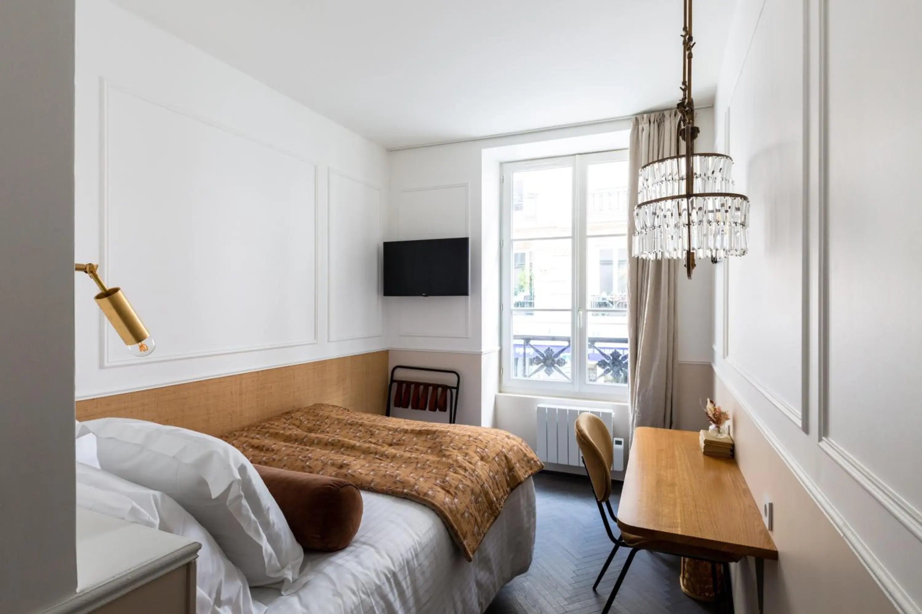 Bed in Hôtel Maison Traversière Bed in Hôtel Maison Traversière