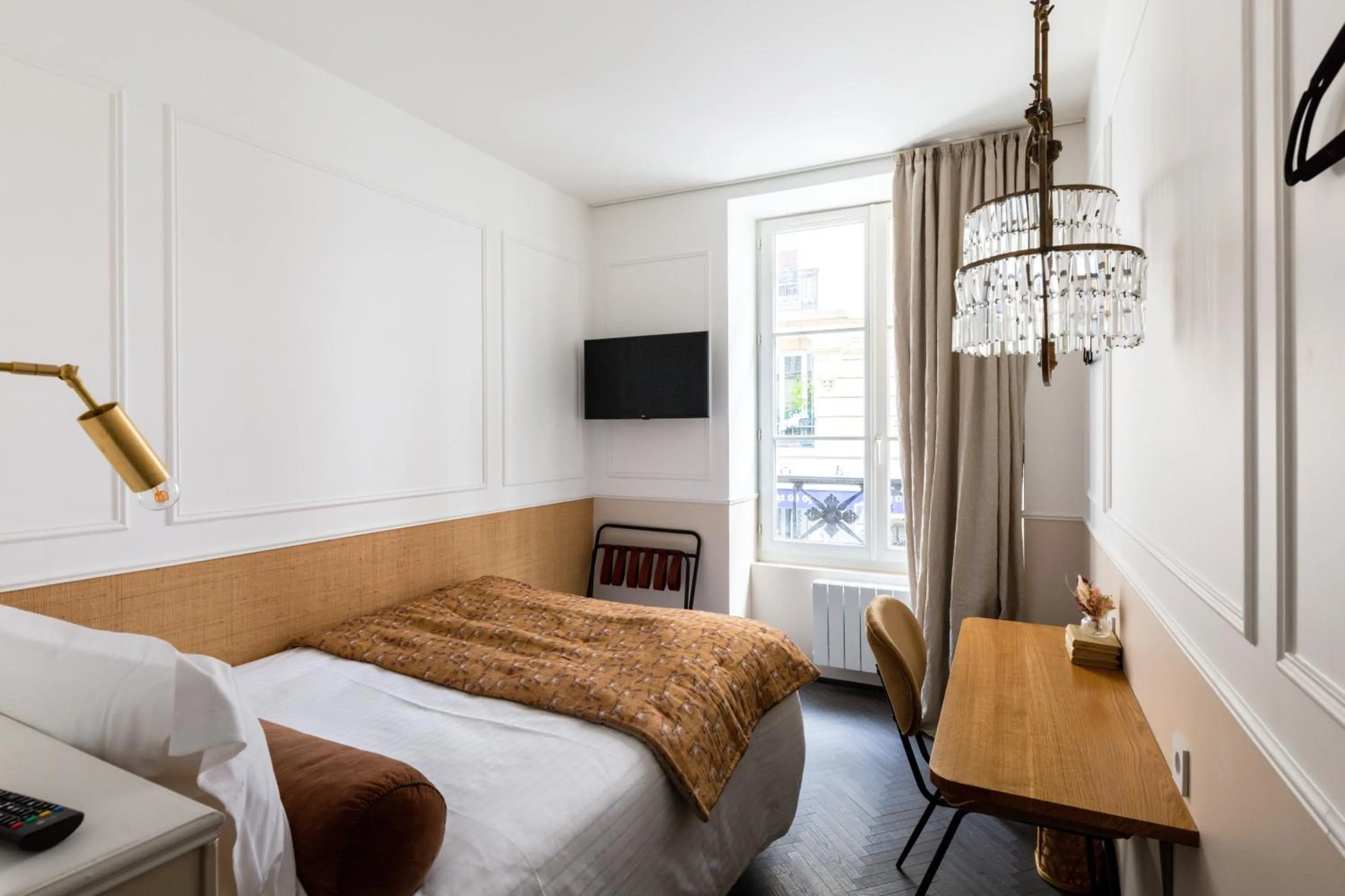 Bedroom, Bed in Hôtel Maison Traversière