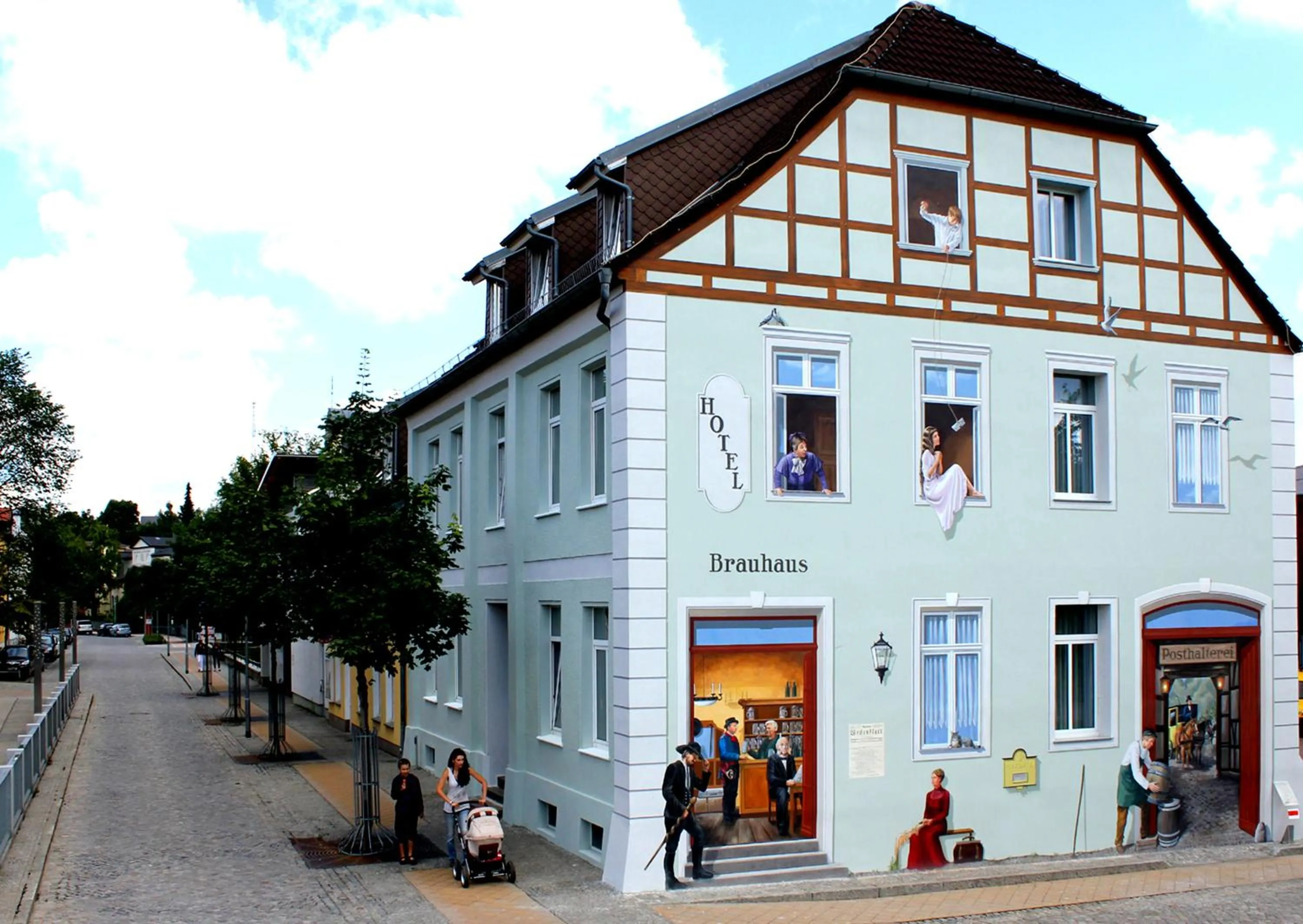 Property building in Hotel Am Brauhaus