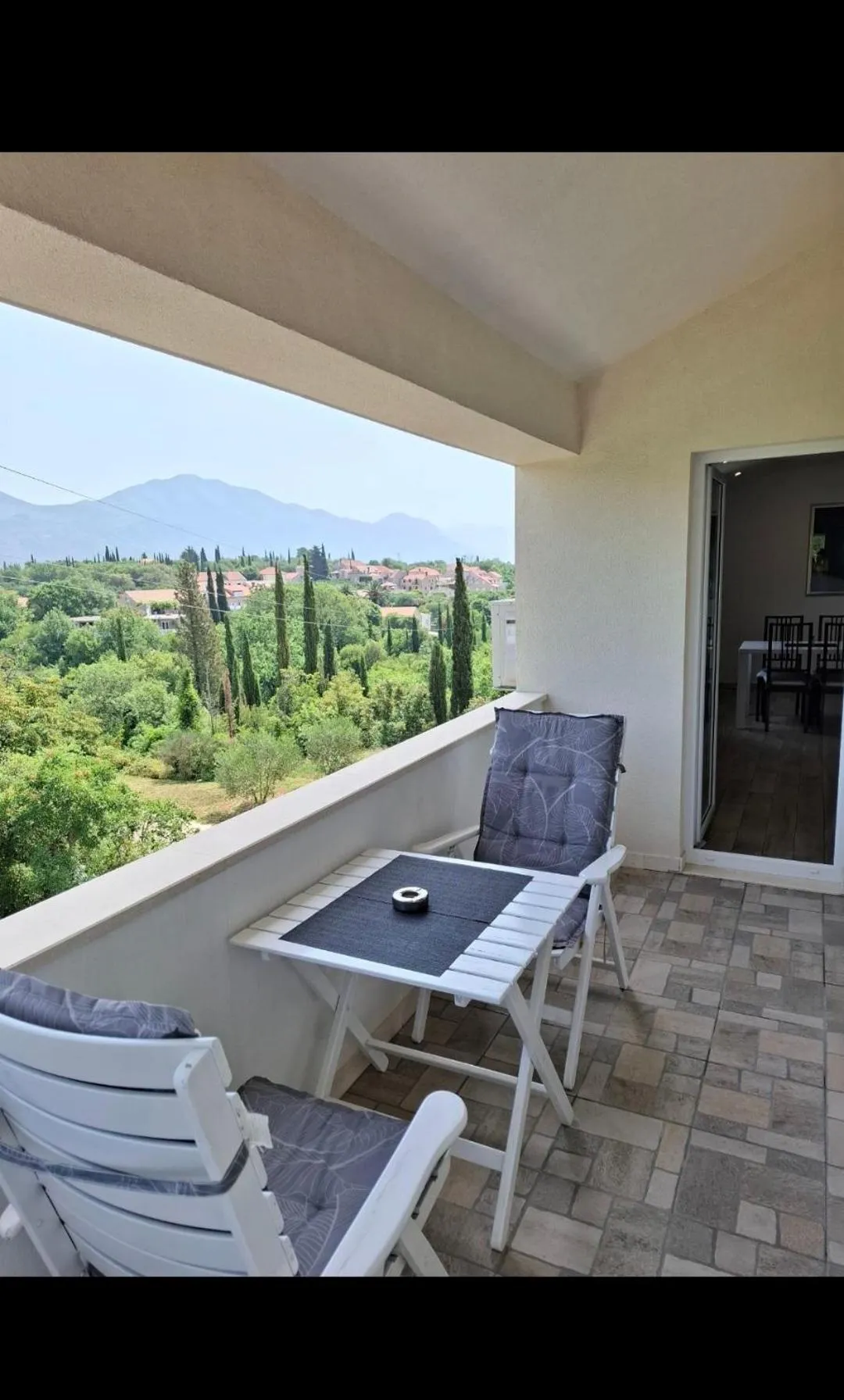 Balcony/Terrace in Apartments Močići