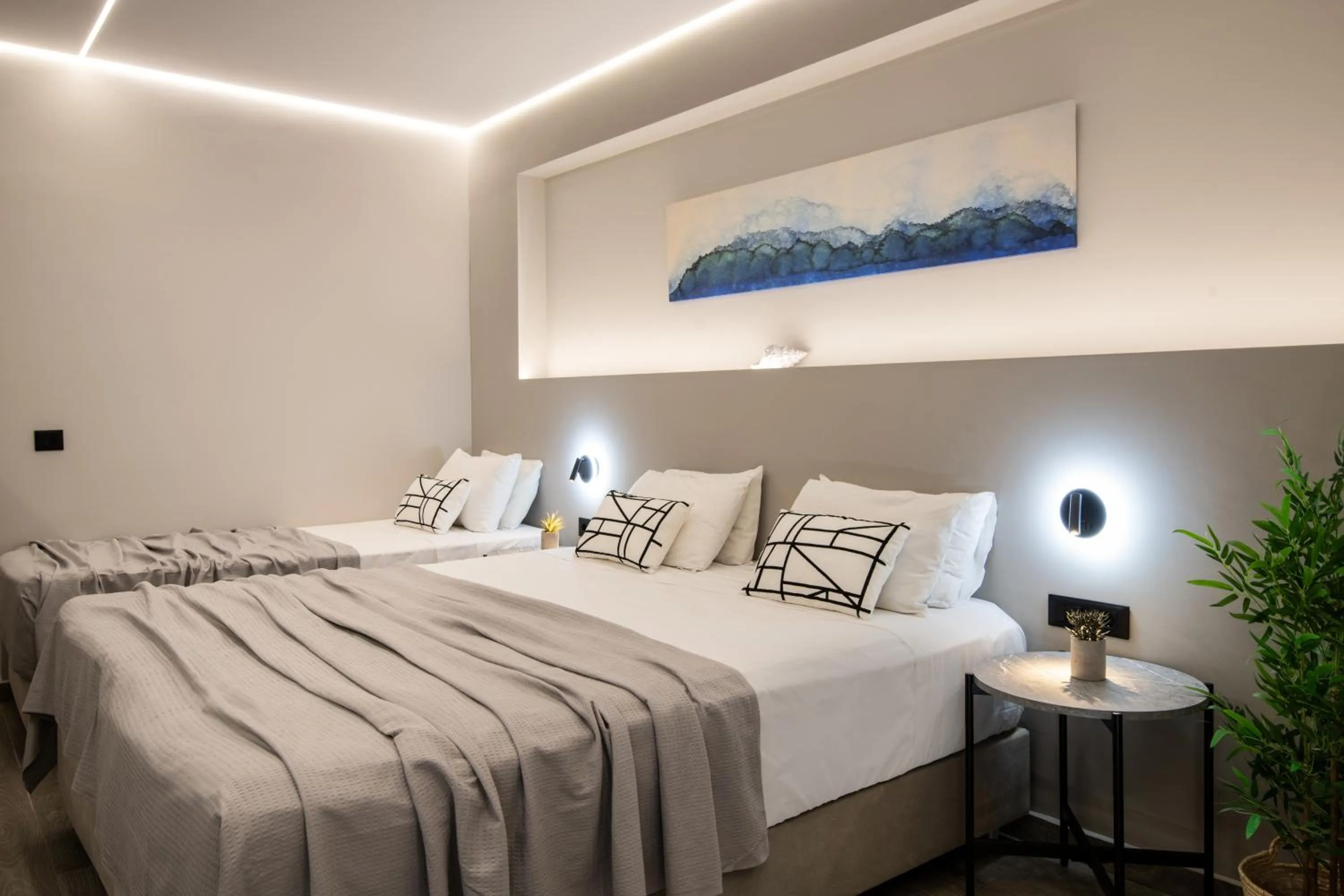 Bed in Callinica Hotel