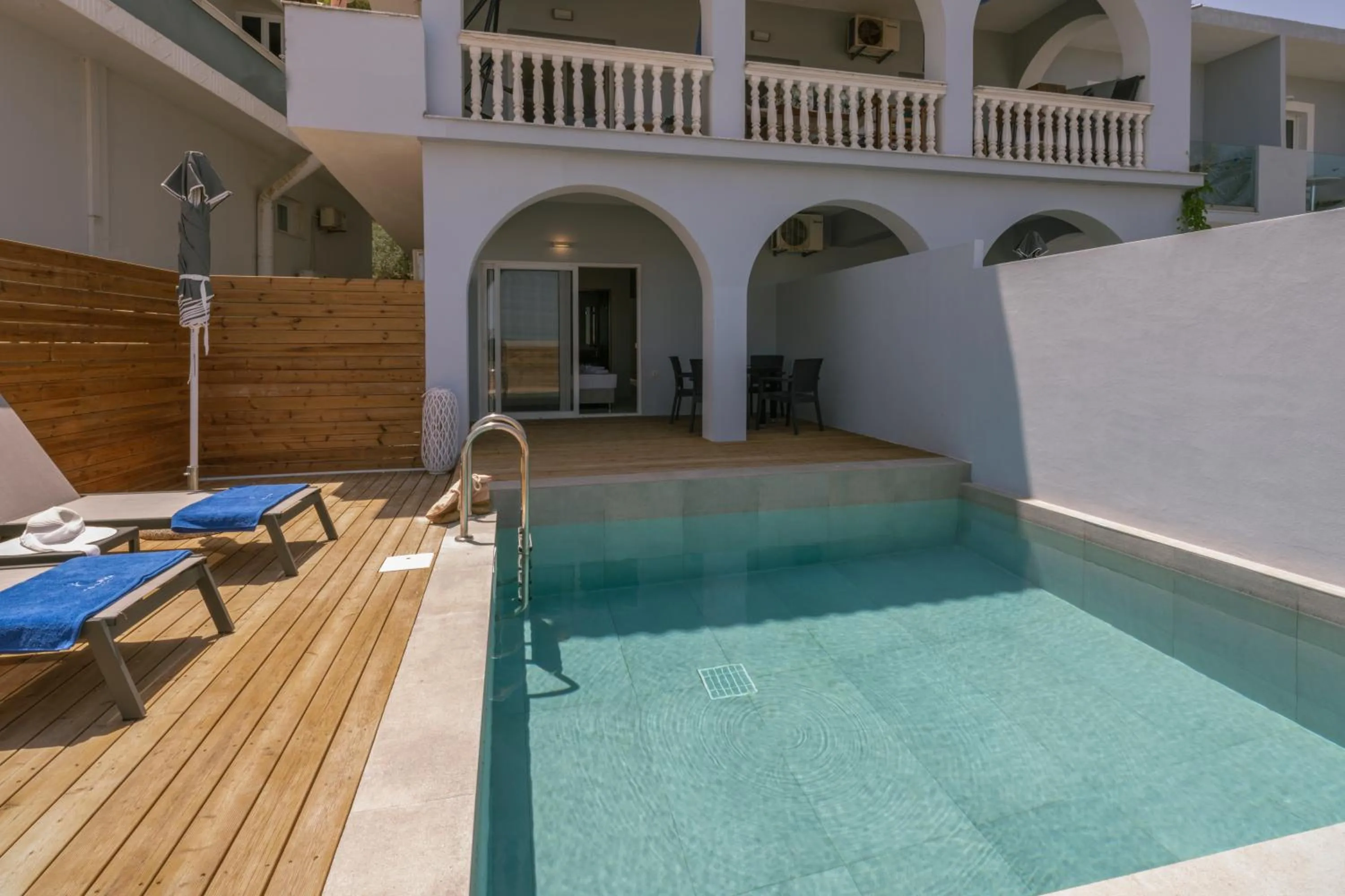 Swimming pool in Callinica Hotel