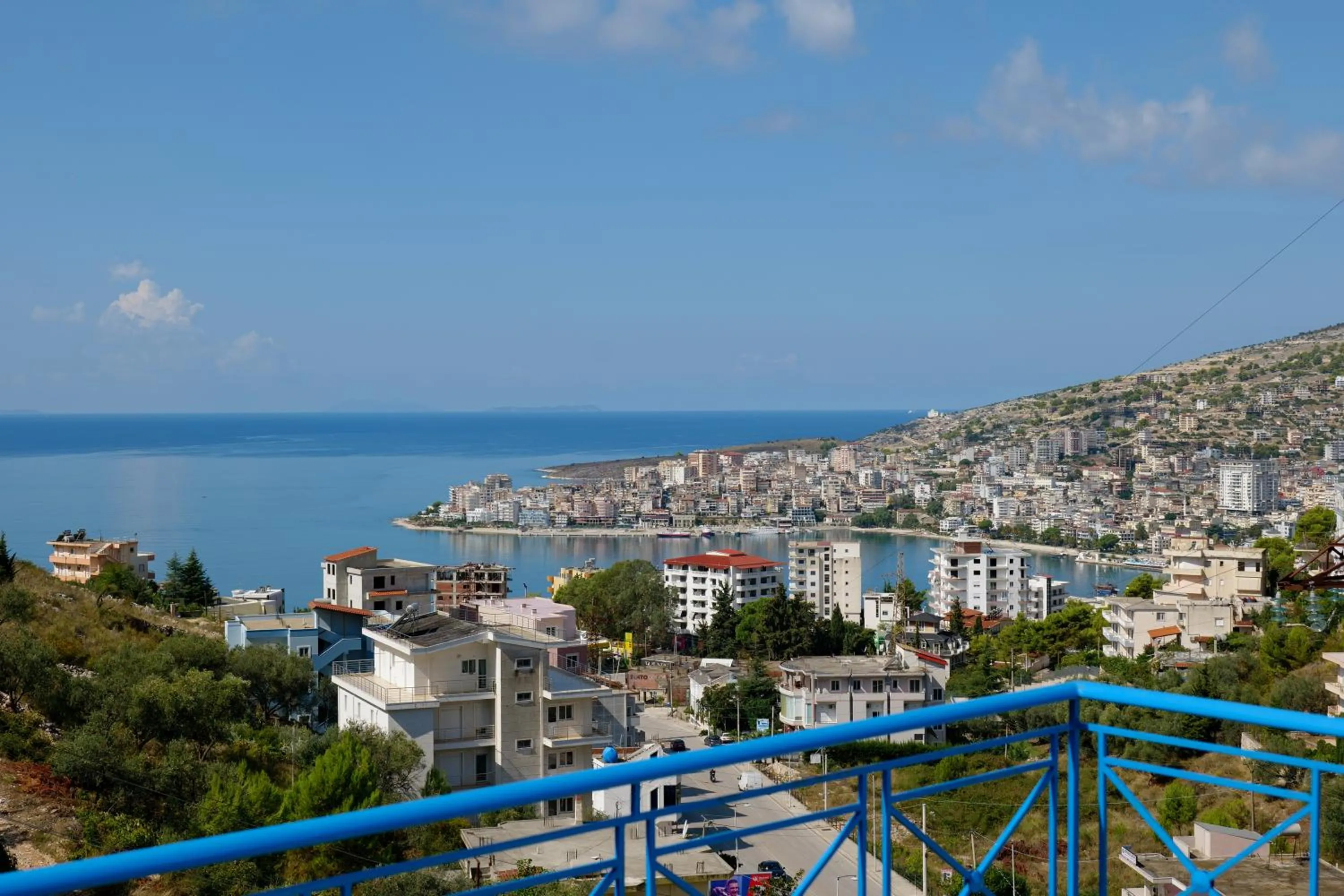 Sea view in Miracle Apartments Saranda