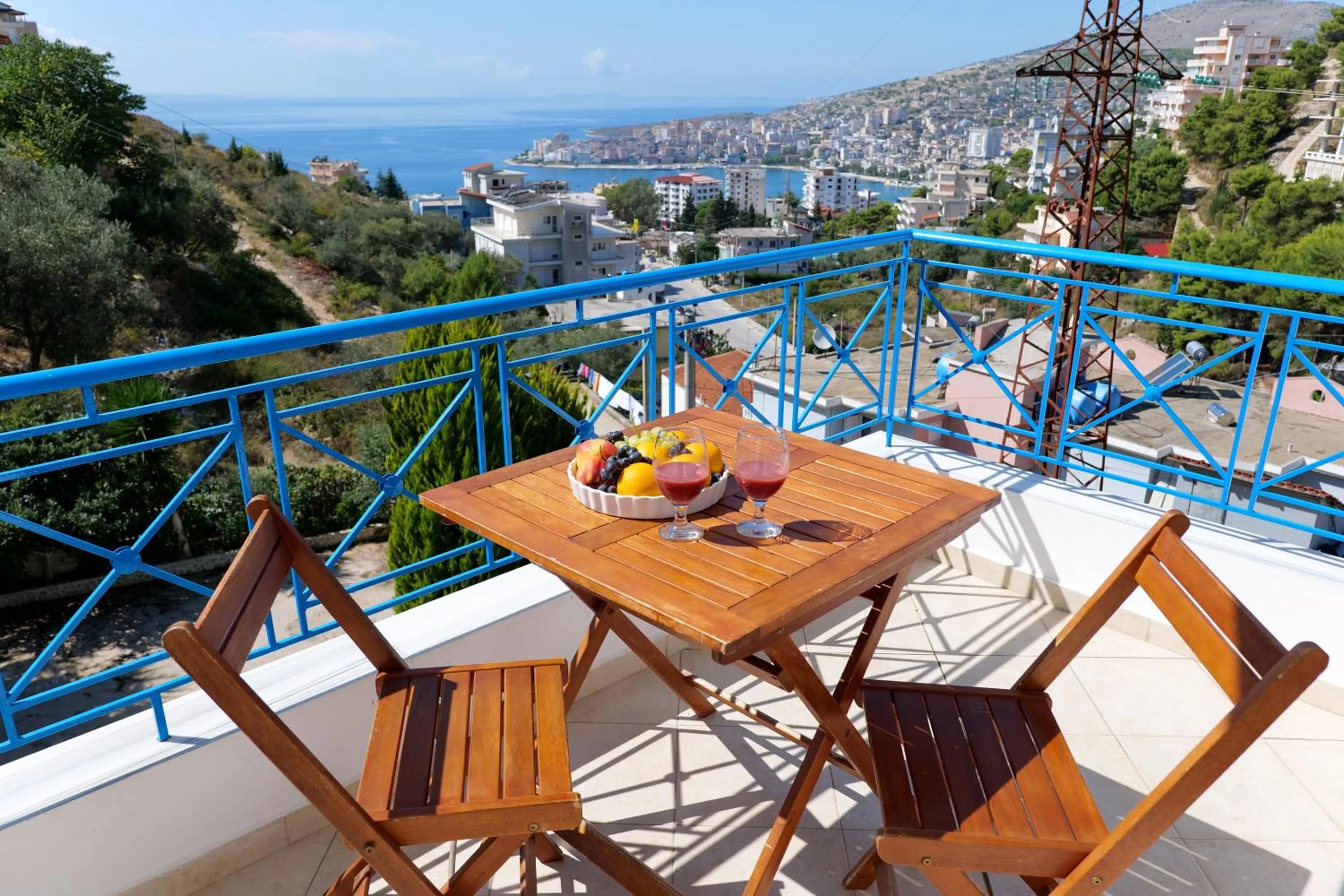 Sea view in Miracle Apartments Saranda