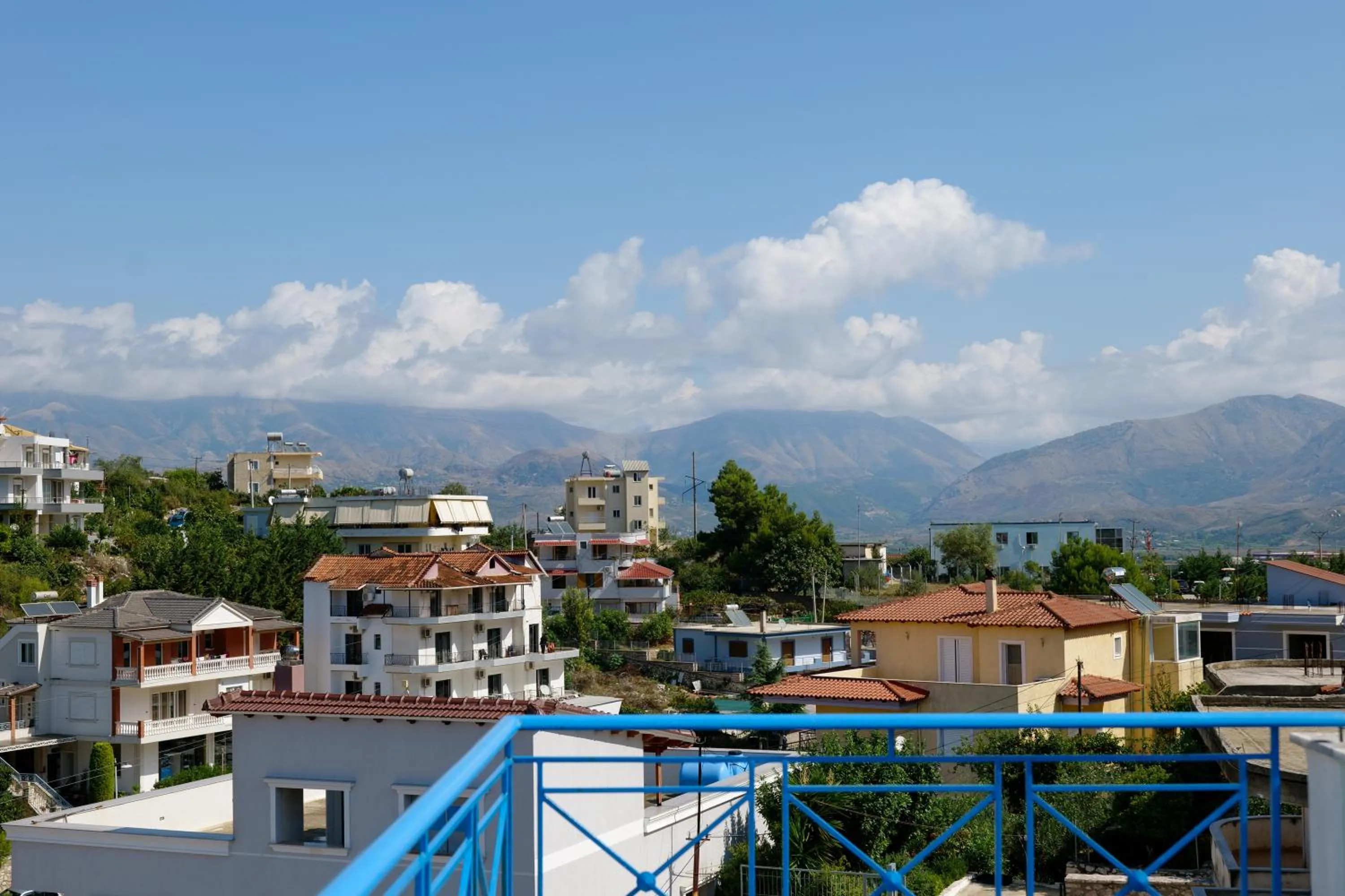City view in Miracle Apartments Saranda