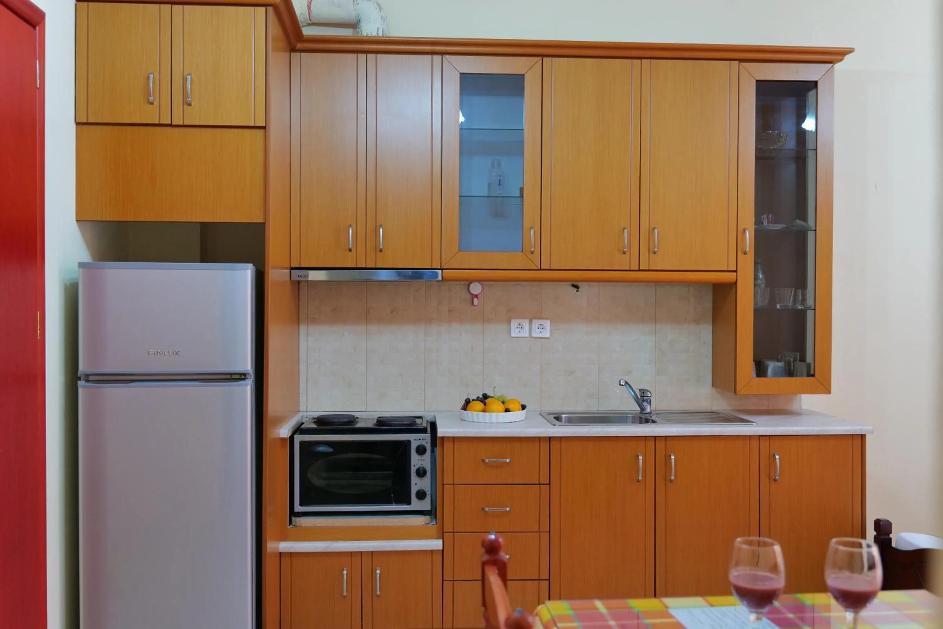 Kitchen or kitchenette in Miracle Apartments Saranda