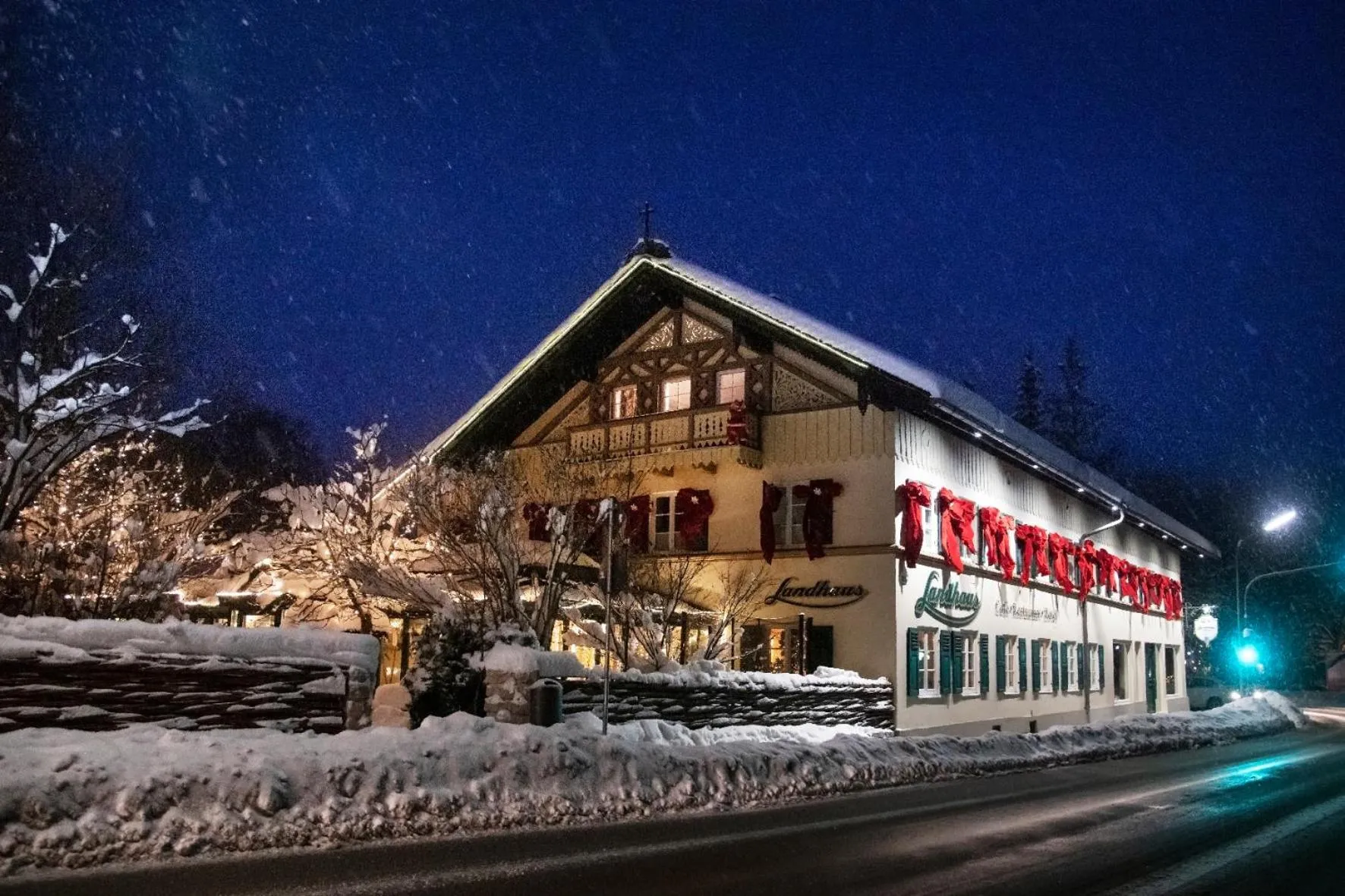 Winter in Landhaus Hotel Wolfratshausen