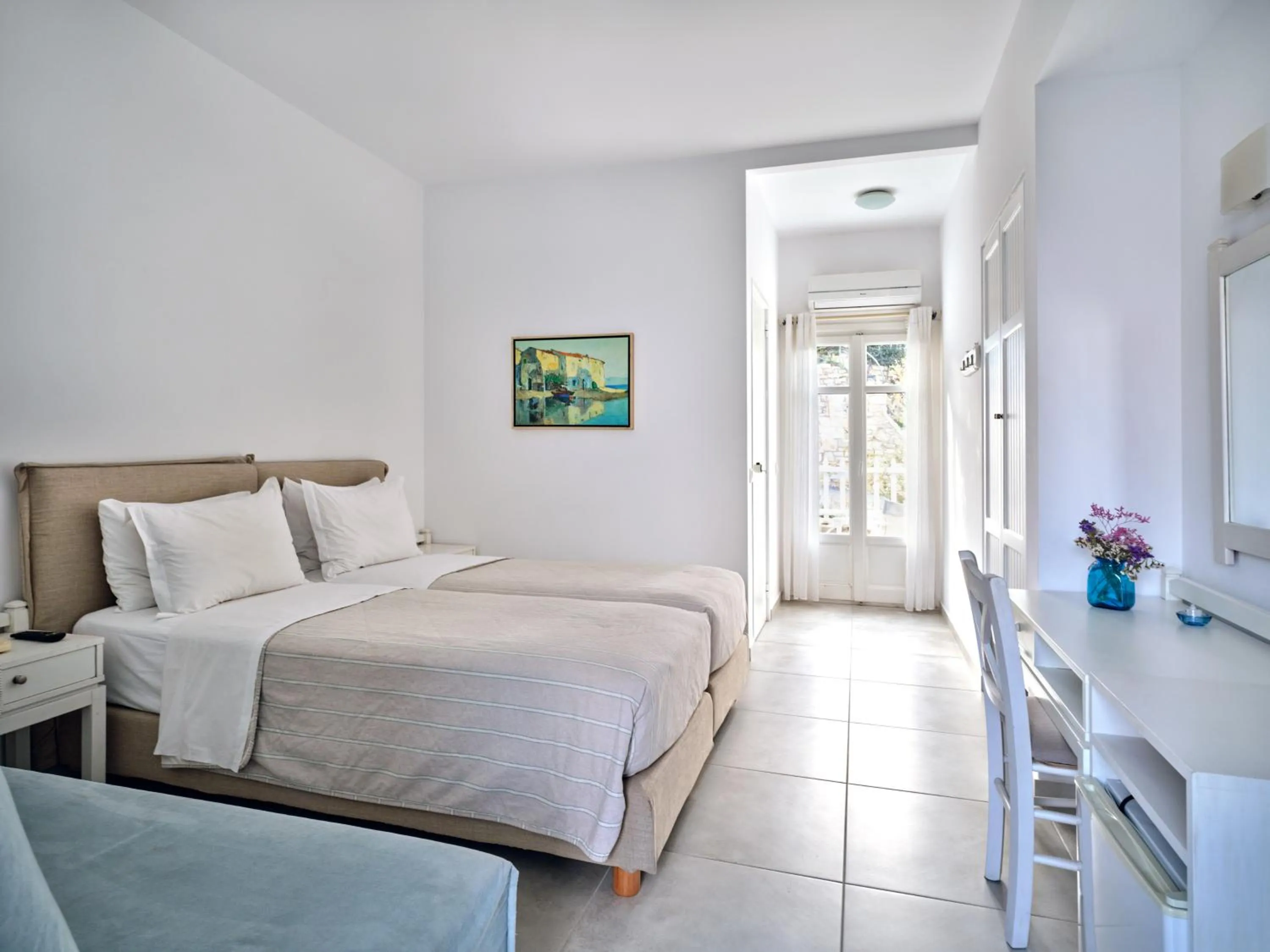 Bed in Kalypso Hotel