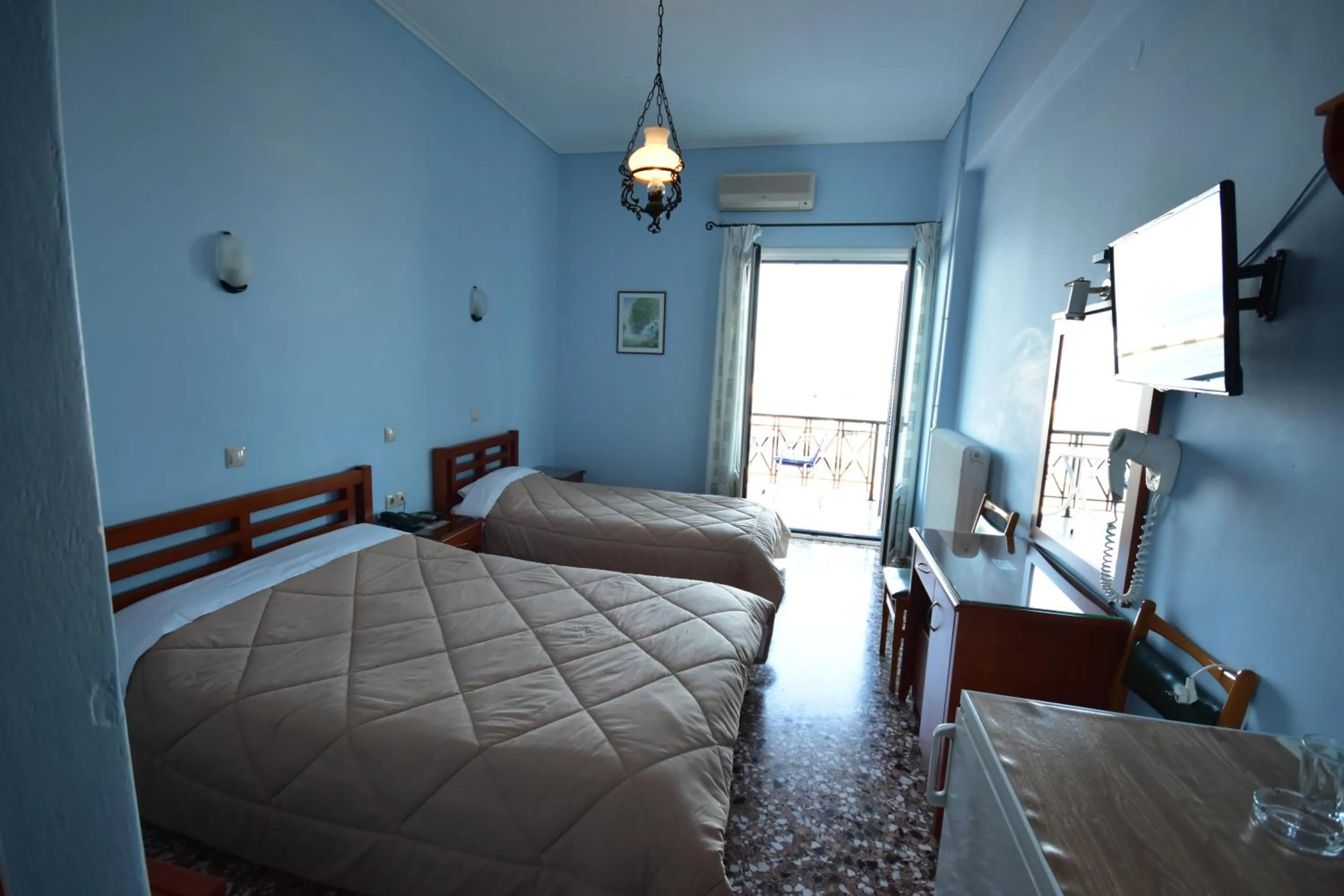 Bed in Hotel Blue Sea