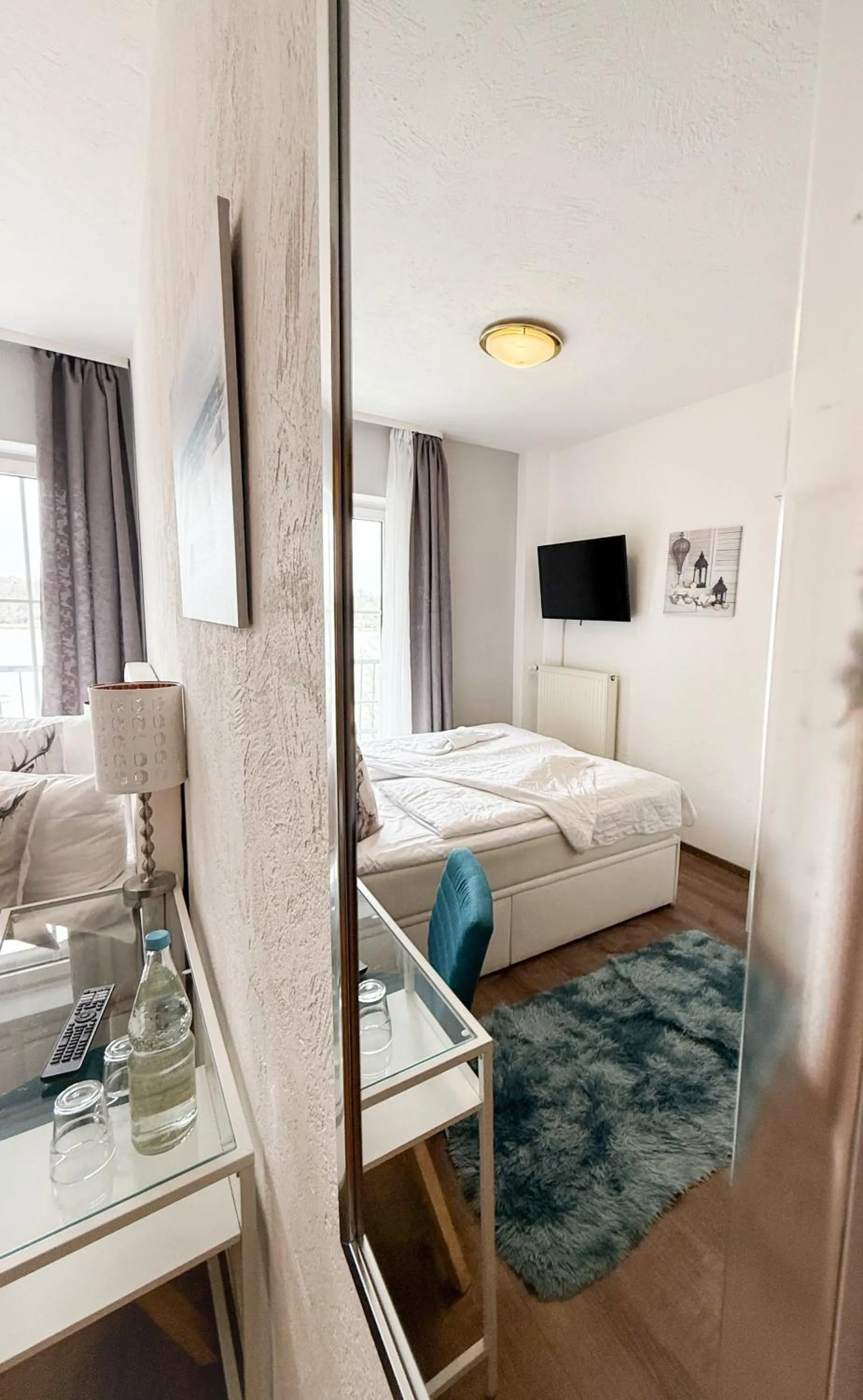 Bed in Strandhotel Vier Jahreszeiten Buckow