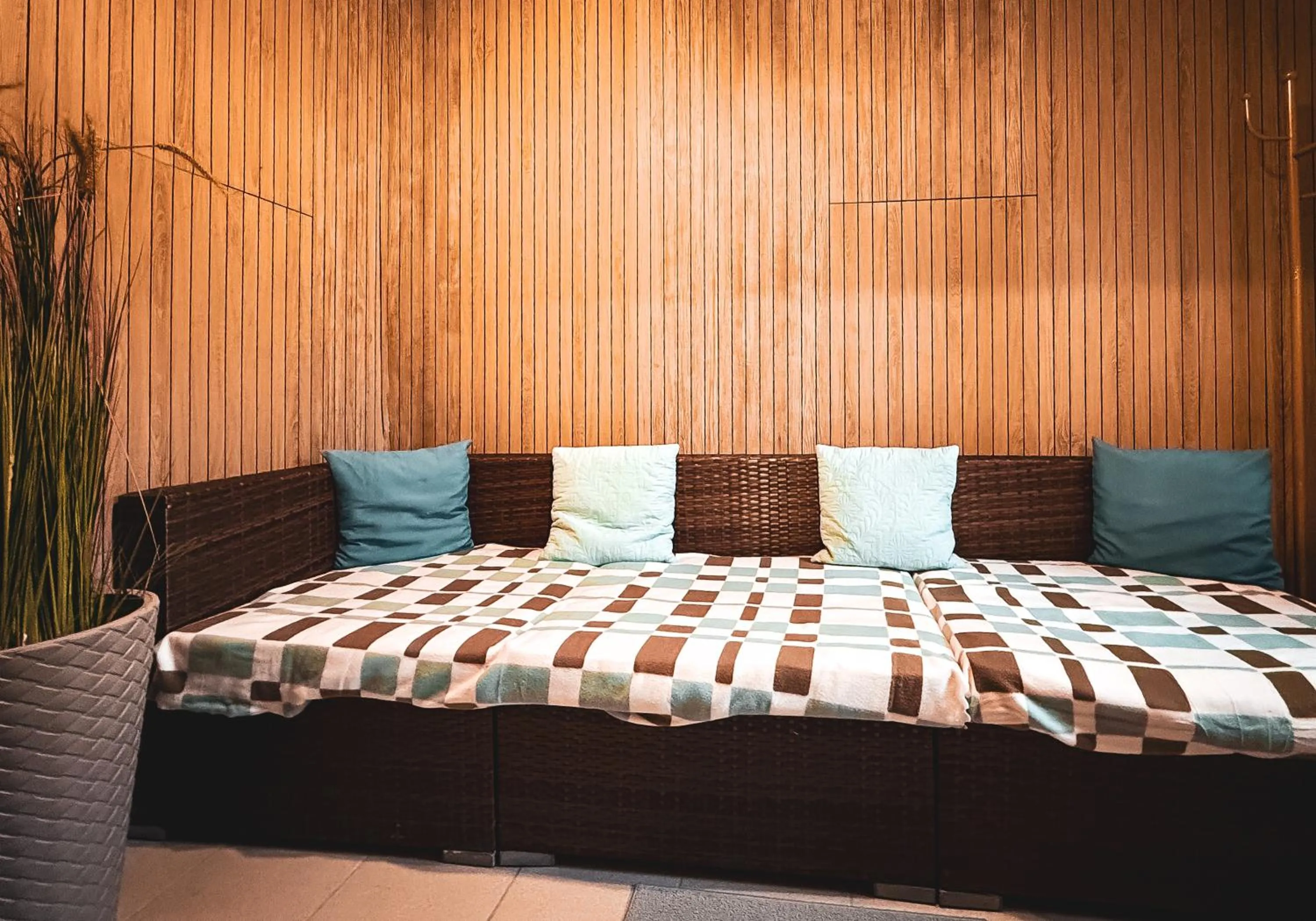 Bed in Strandhotel Vier Jahreszeiten Buckow