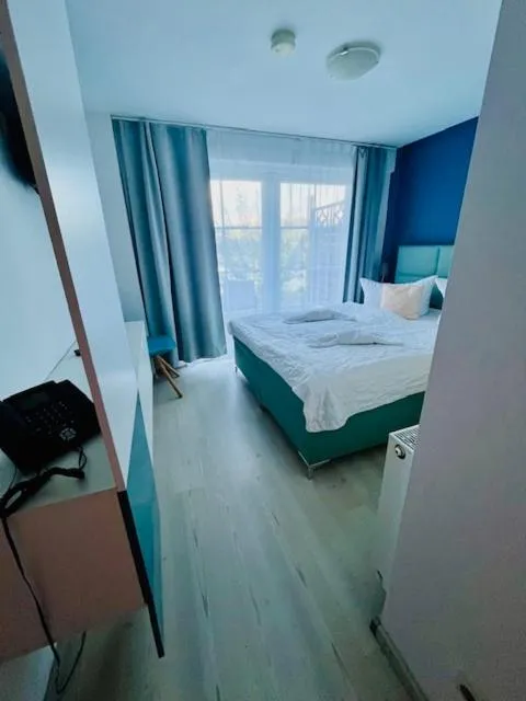 Bed in Strandhotel Vier Jahreszeiten Buckow