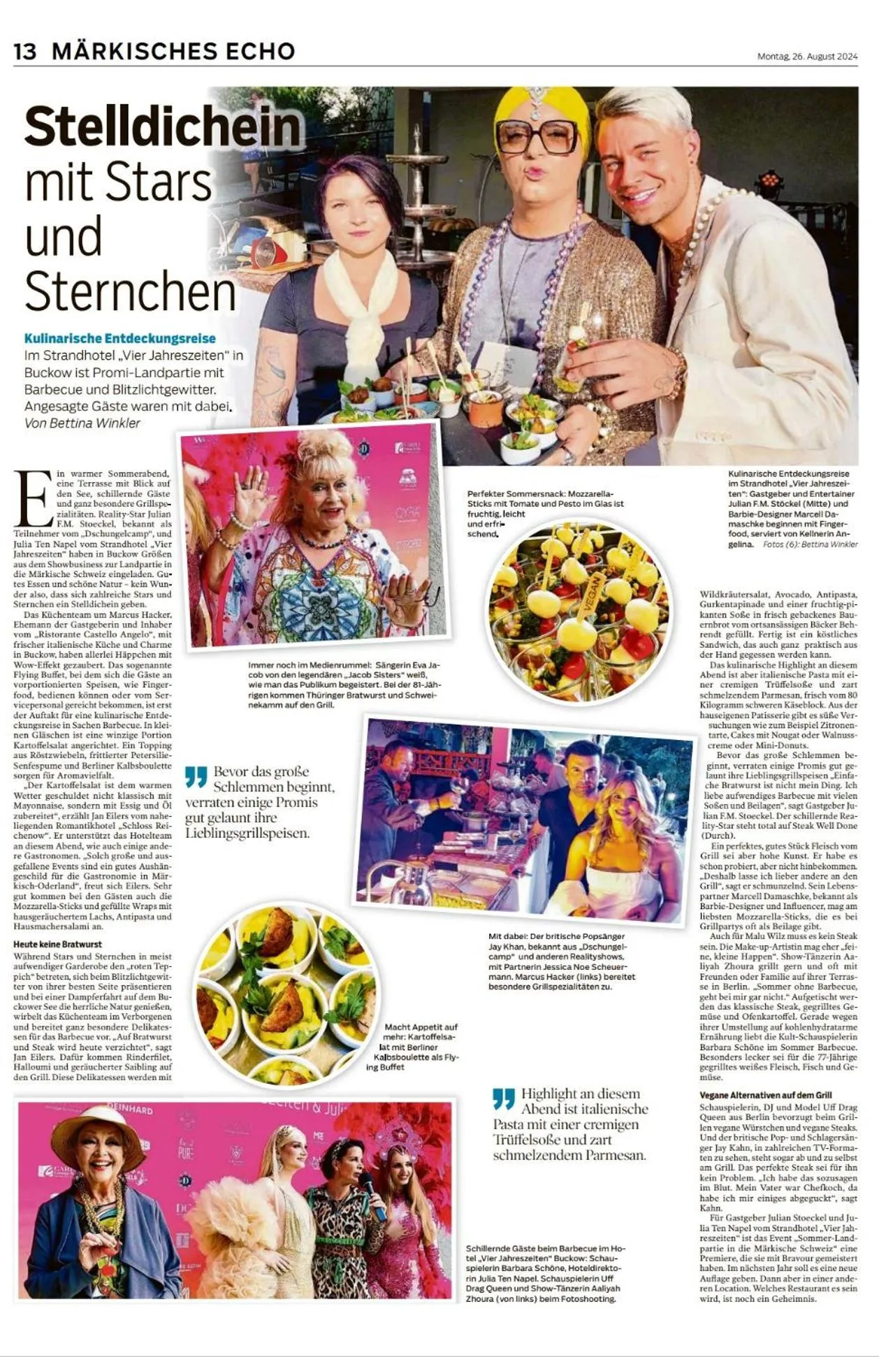 People in Strandhotel Vier Jahreszeiten Buckow