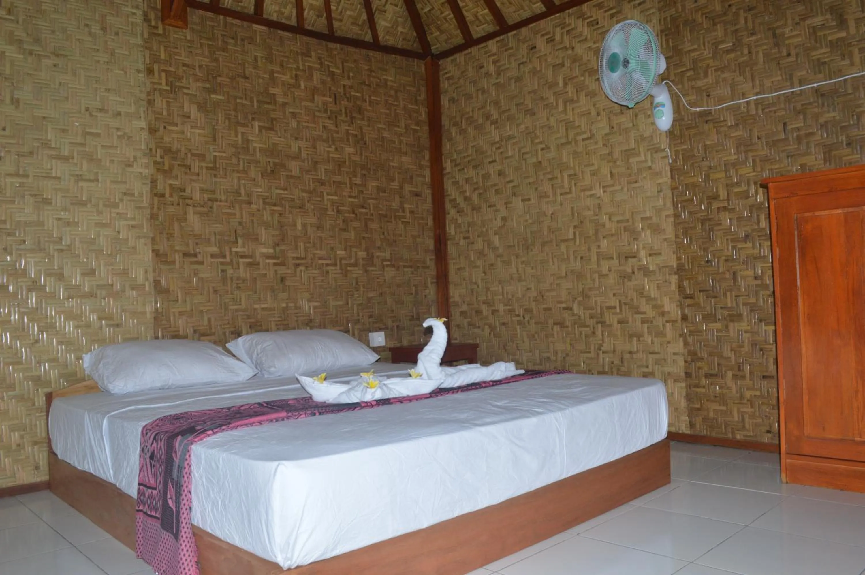 Bedroom, Bed in Airas' Garden Homestay ECO Bungalows
