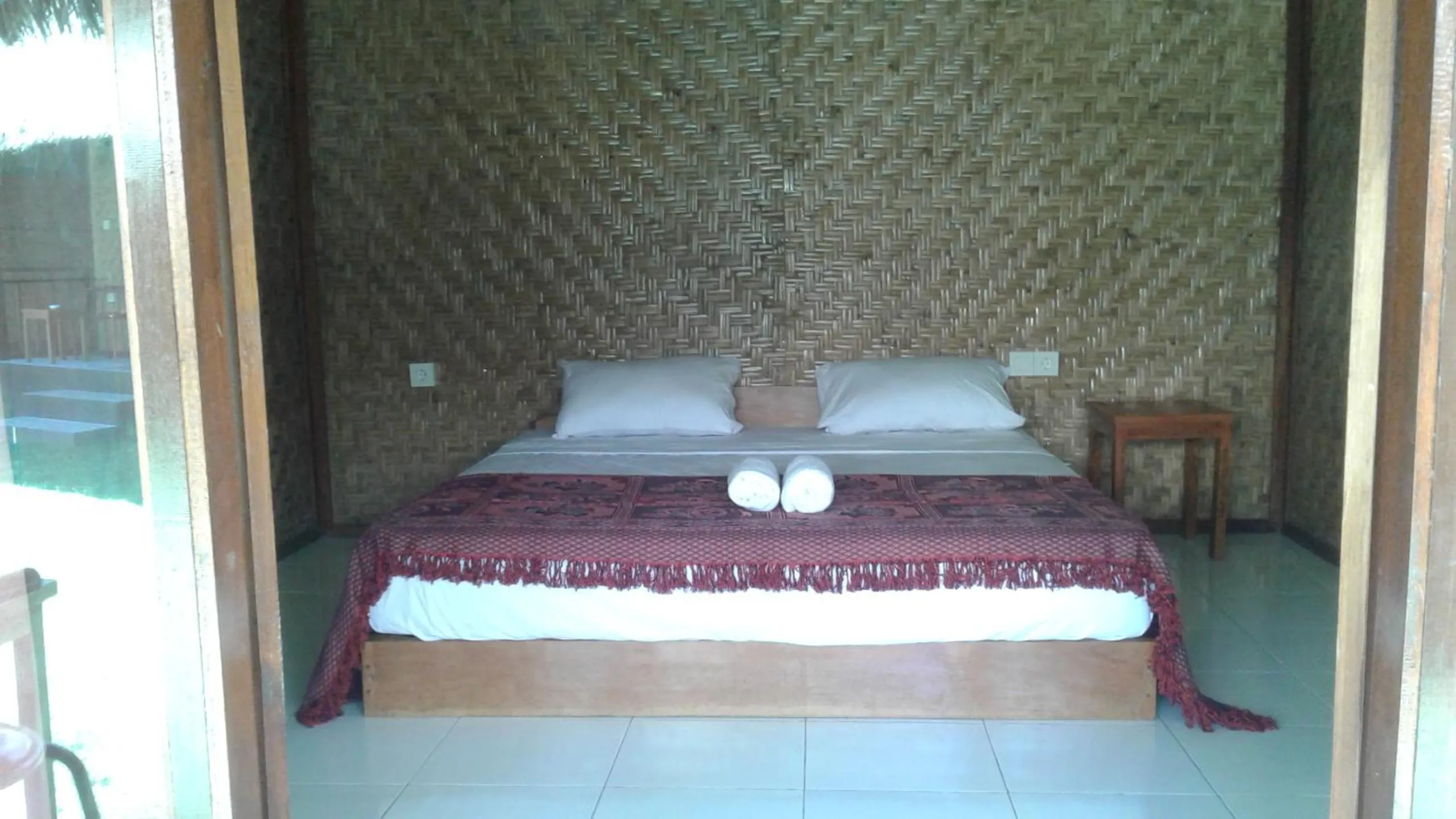 Bed in Airas' Garden Homestay ECO Bungalows