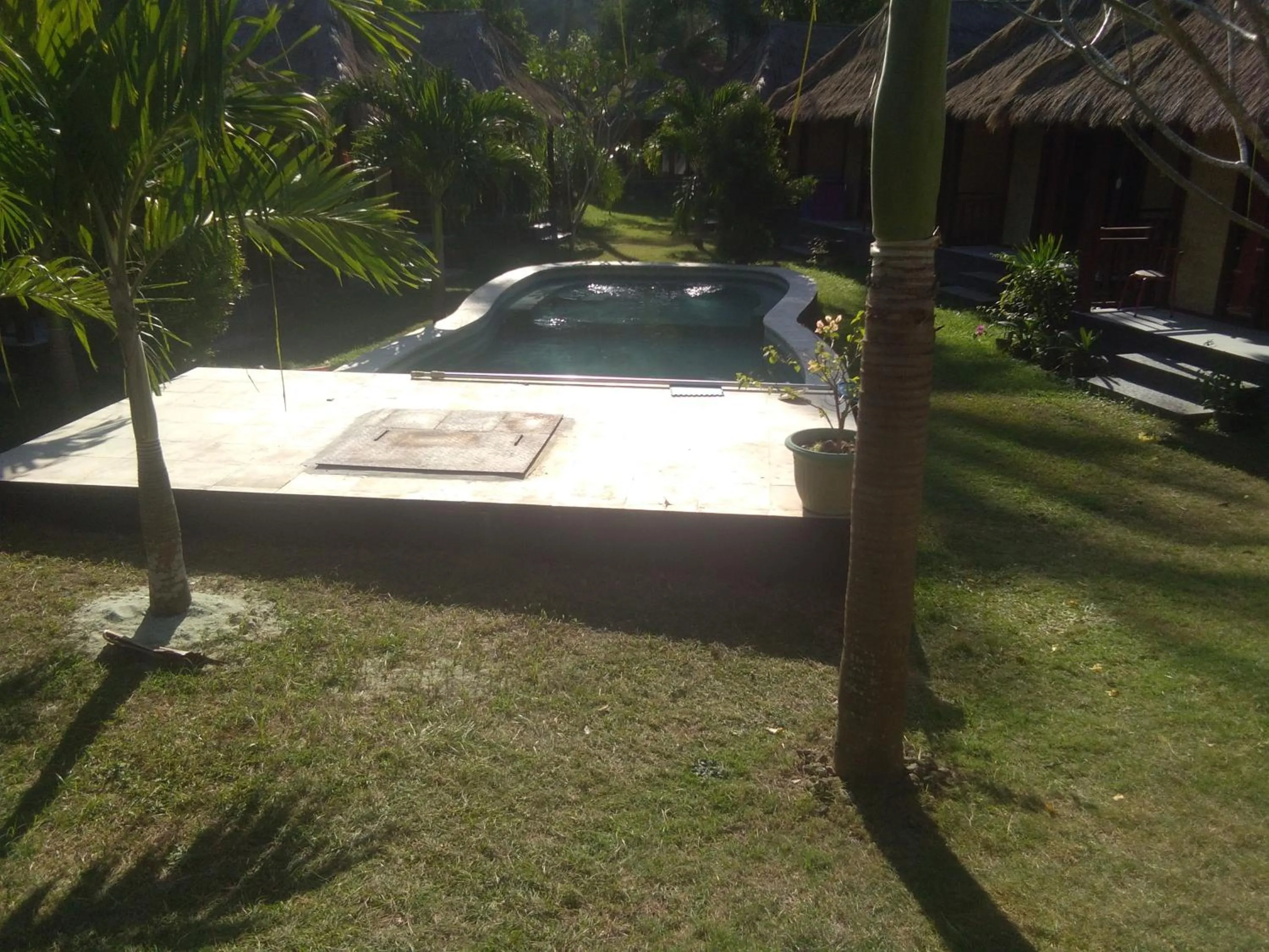 Swimming pool in Airas' Garden Homestay ECO Bungalows