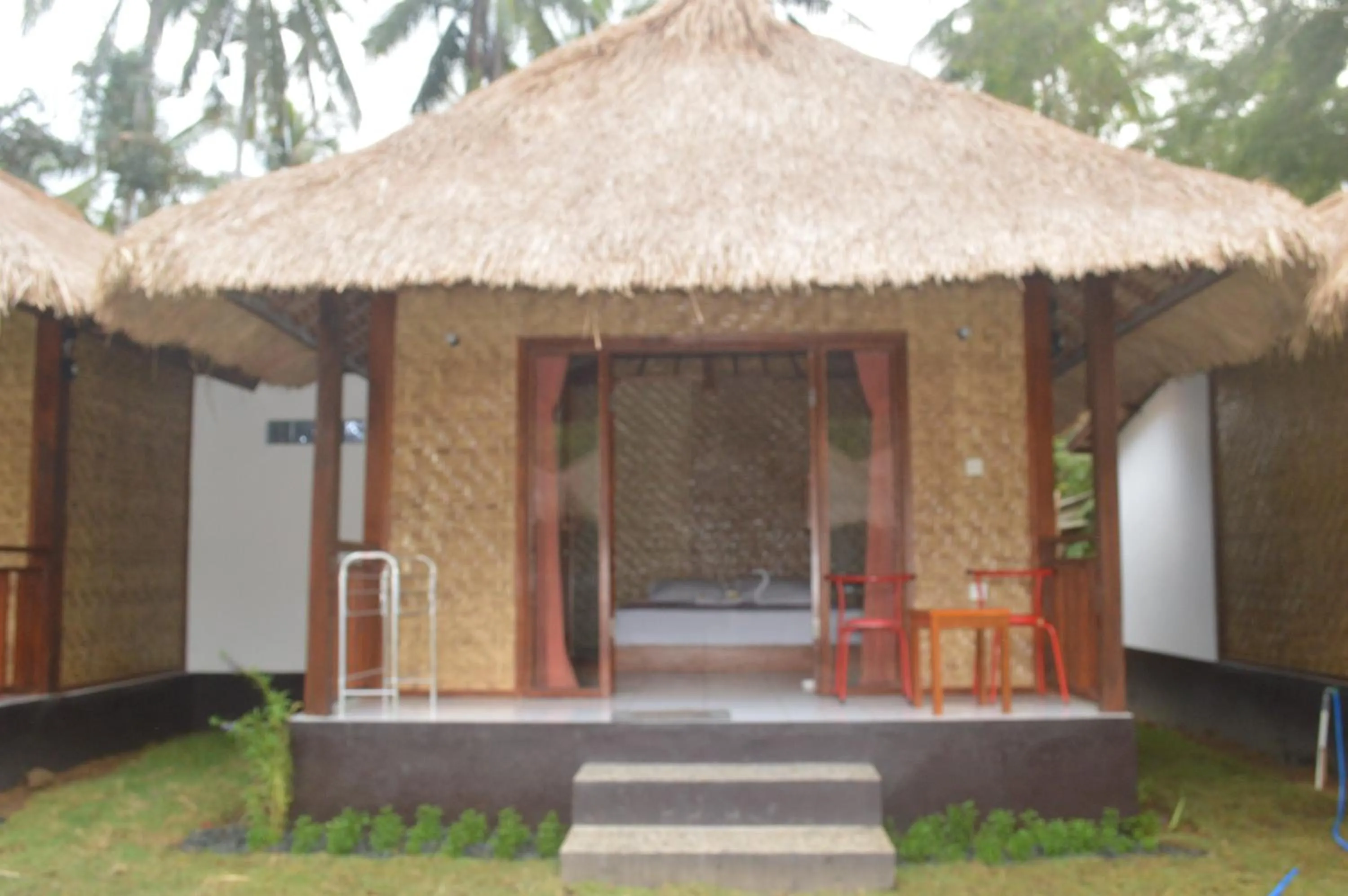 Patio in Airas' Garden Homestay ECO Bungalows