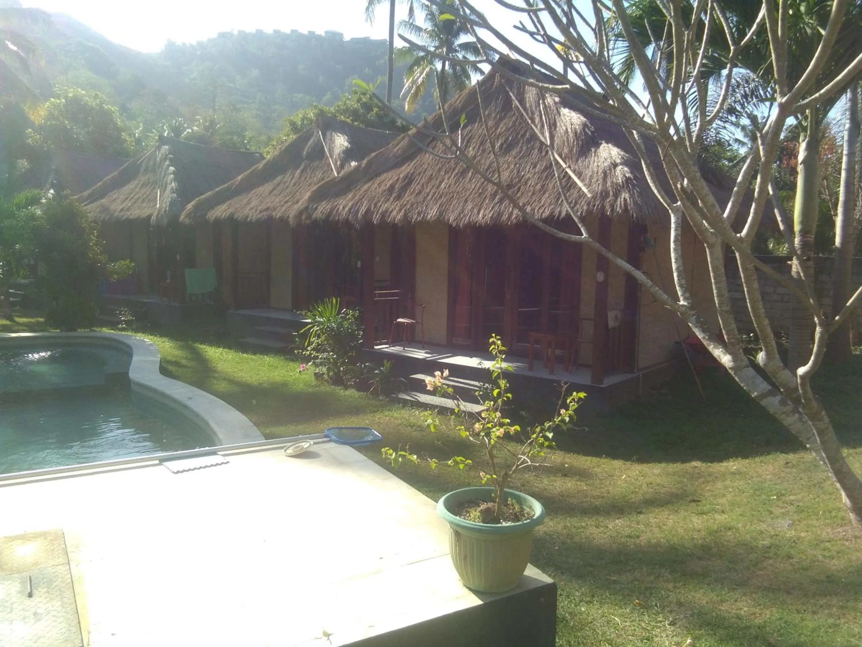 Patio in Airas' Garden Homestay ECO Bungalows