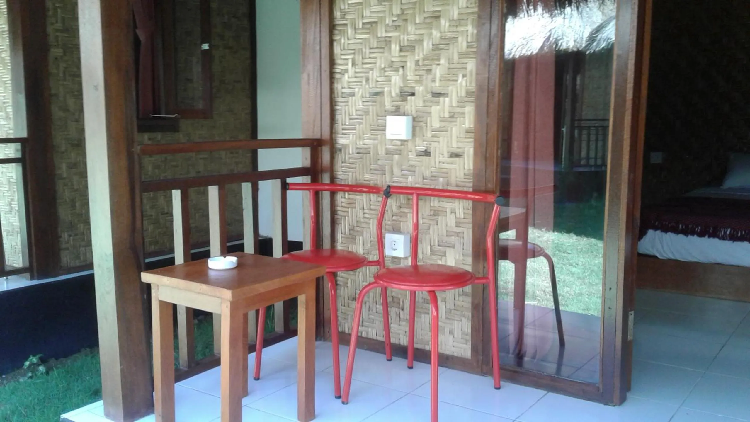 Patio in Airas' Garden Homestay ECO Bungalows