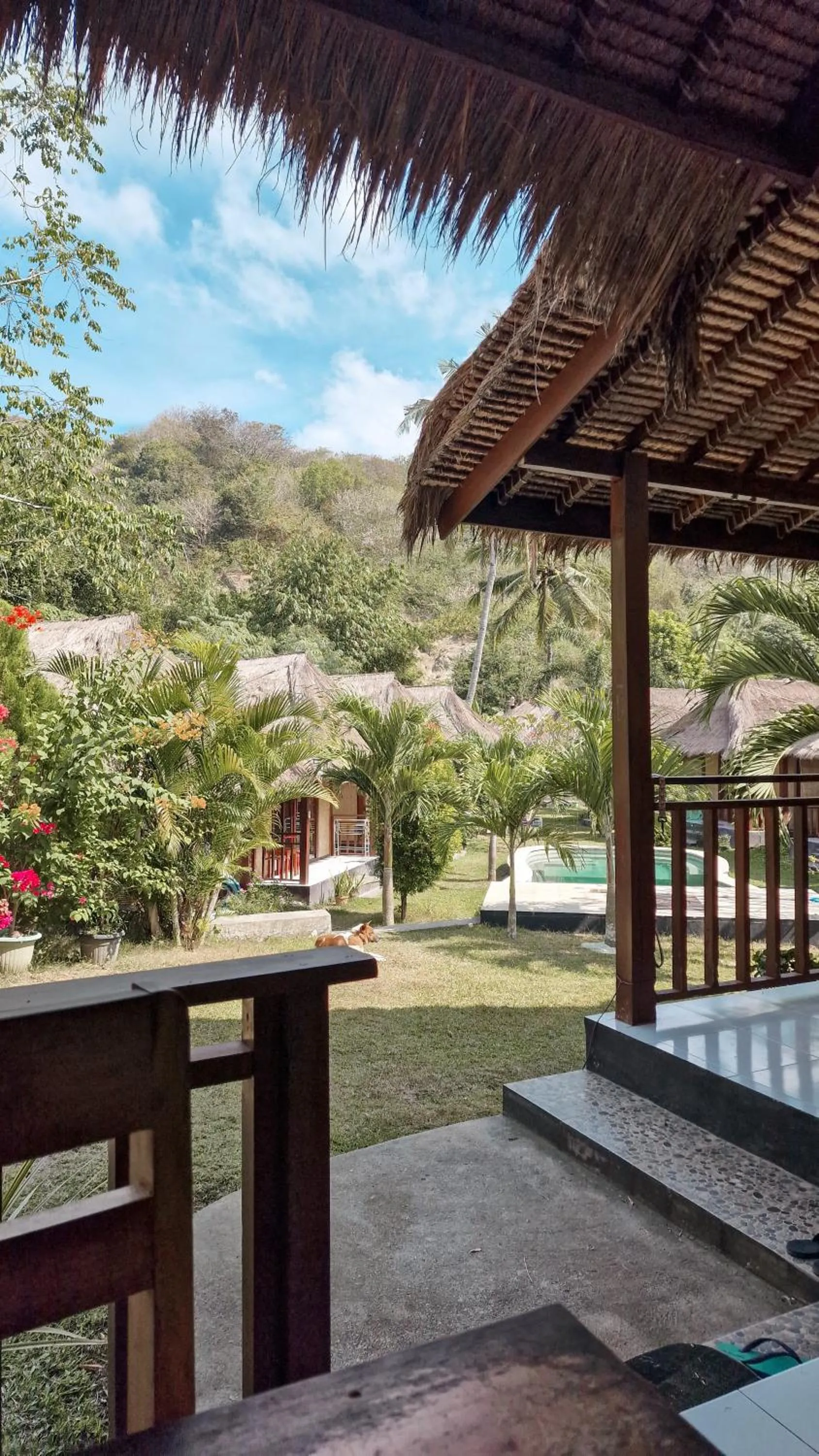 Garden view in Airas' Garden Homestay ECO Bungalows