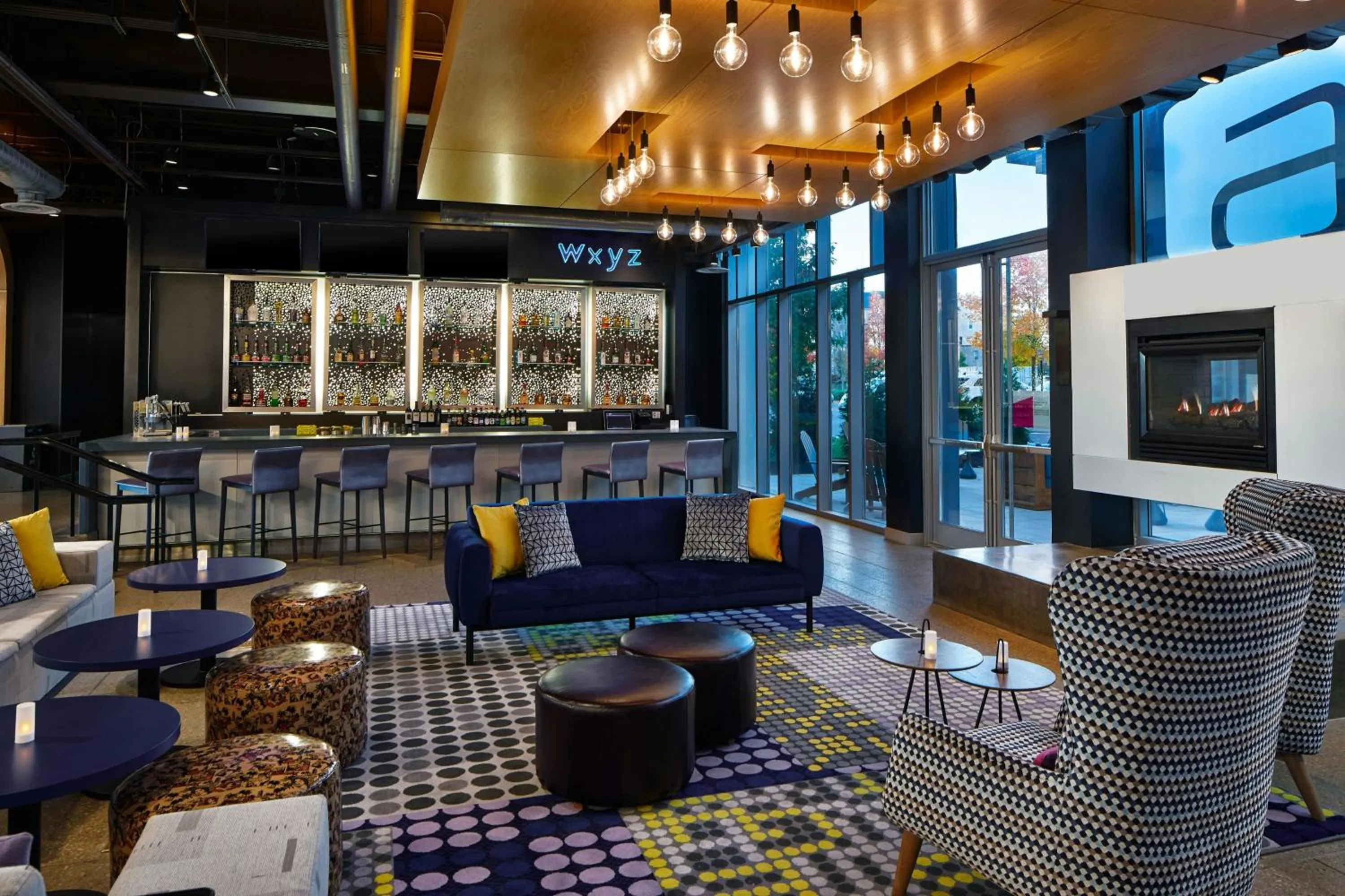 Lounge or bar in Aloft Dulles Airport North