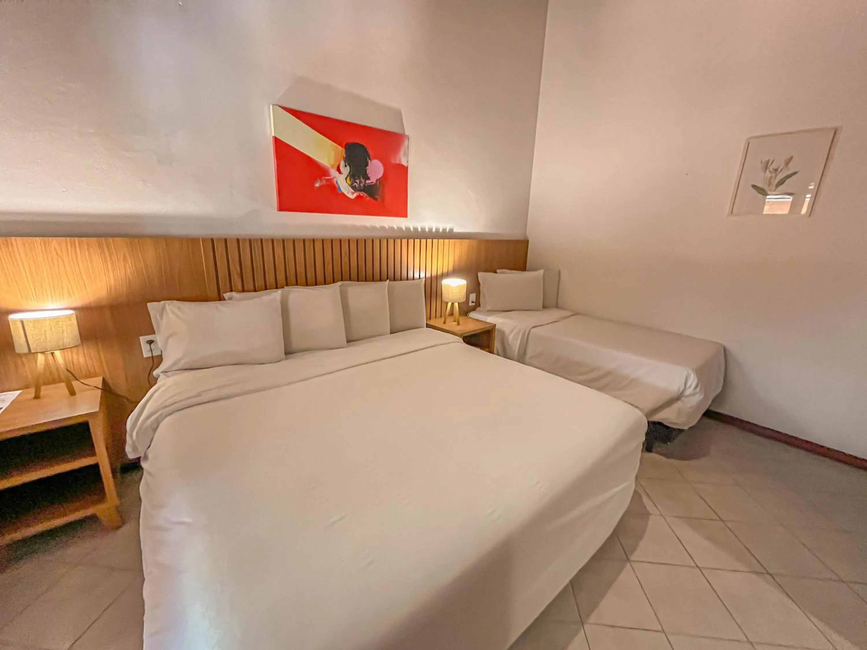 Bed in Mar Paraíso Hotel