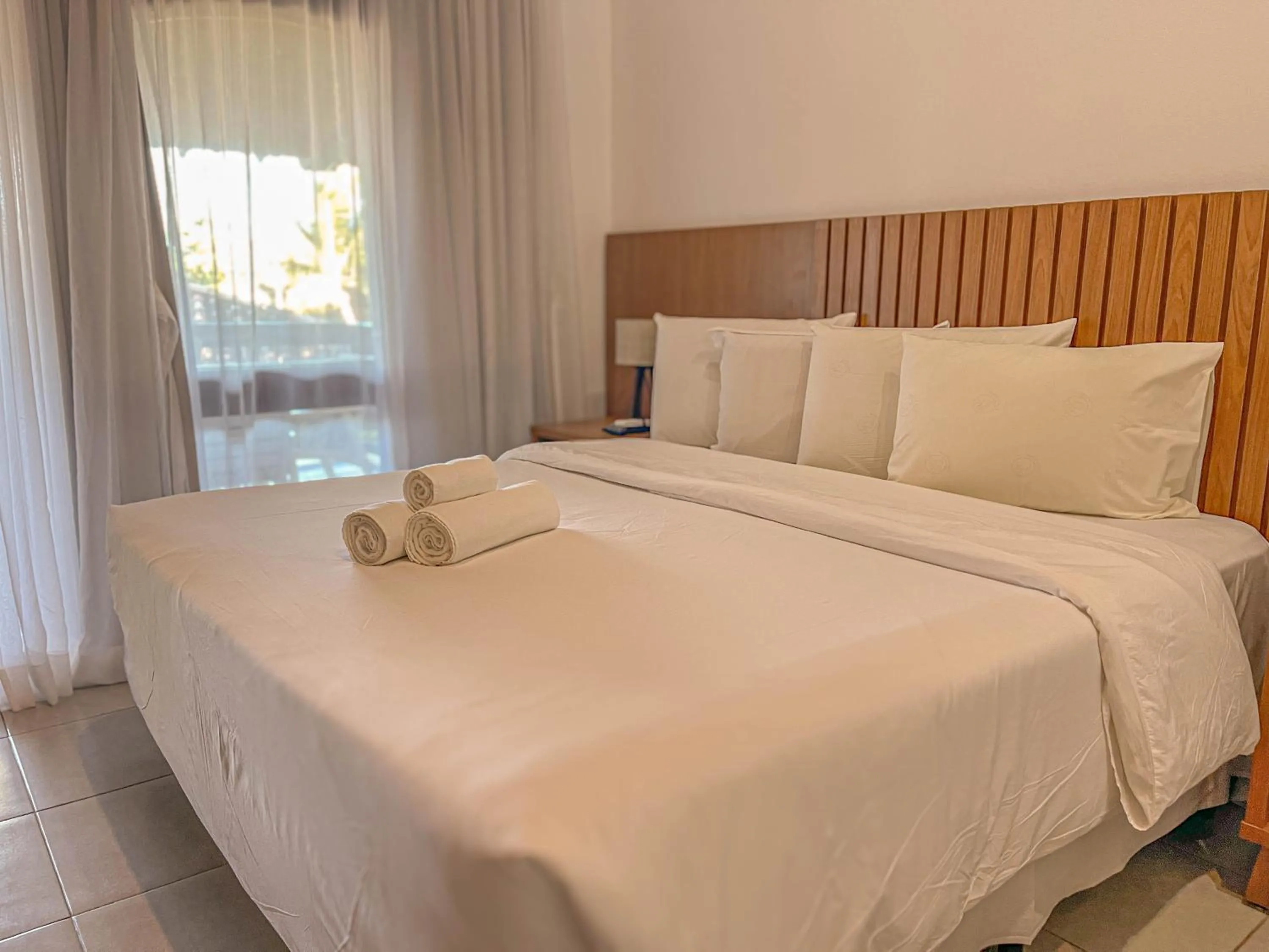 Bed in Mar Paraíso Hotel