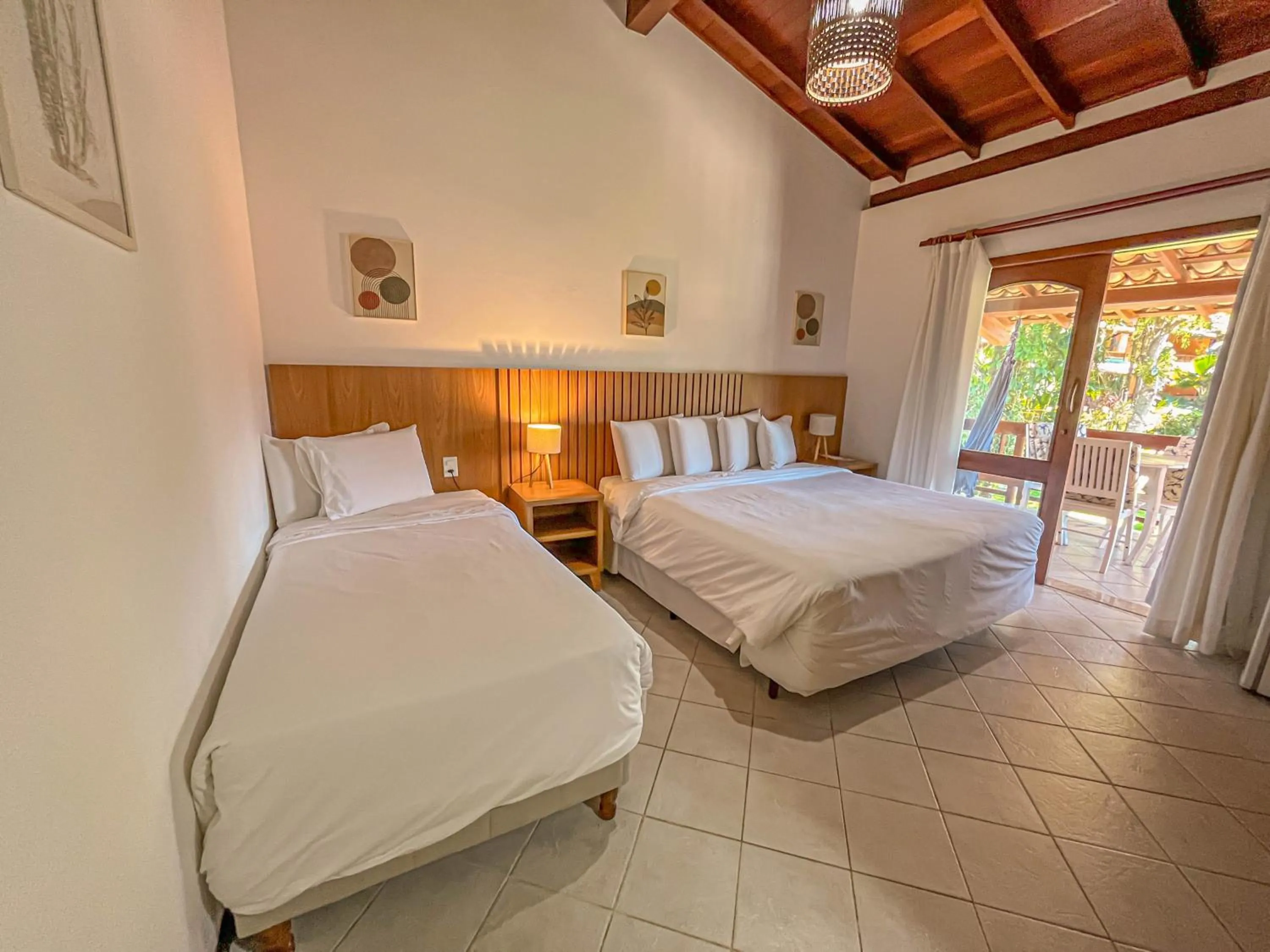 Bed in Mar Paraíso Hotel