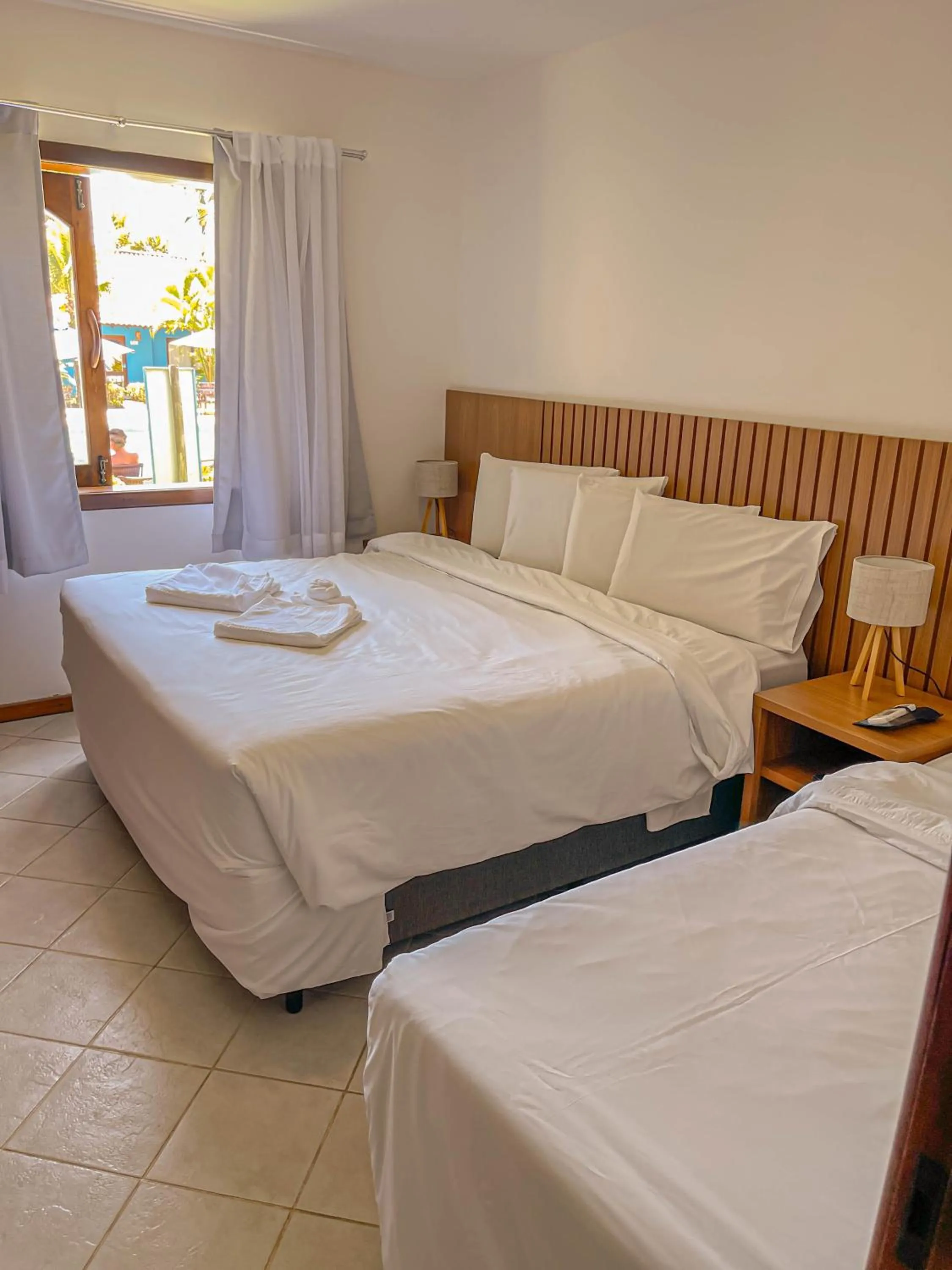Bed in Mar Paraíso Hotel
