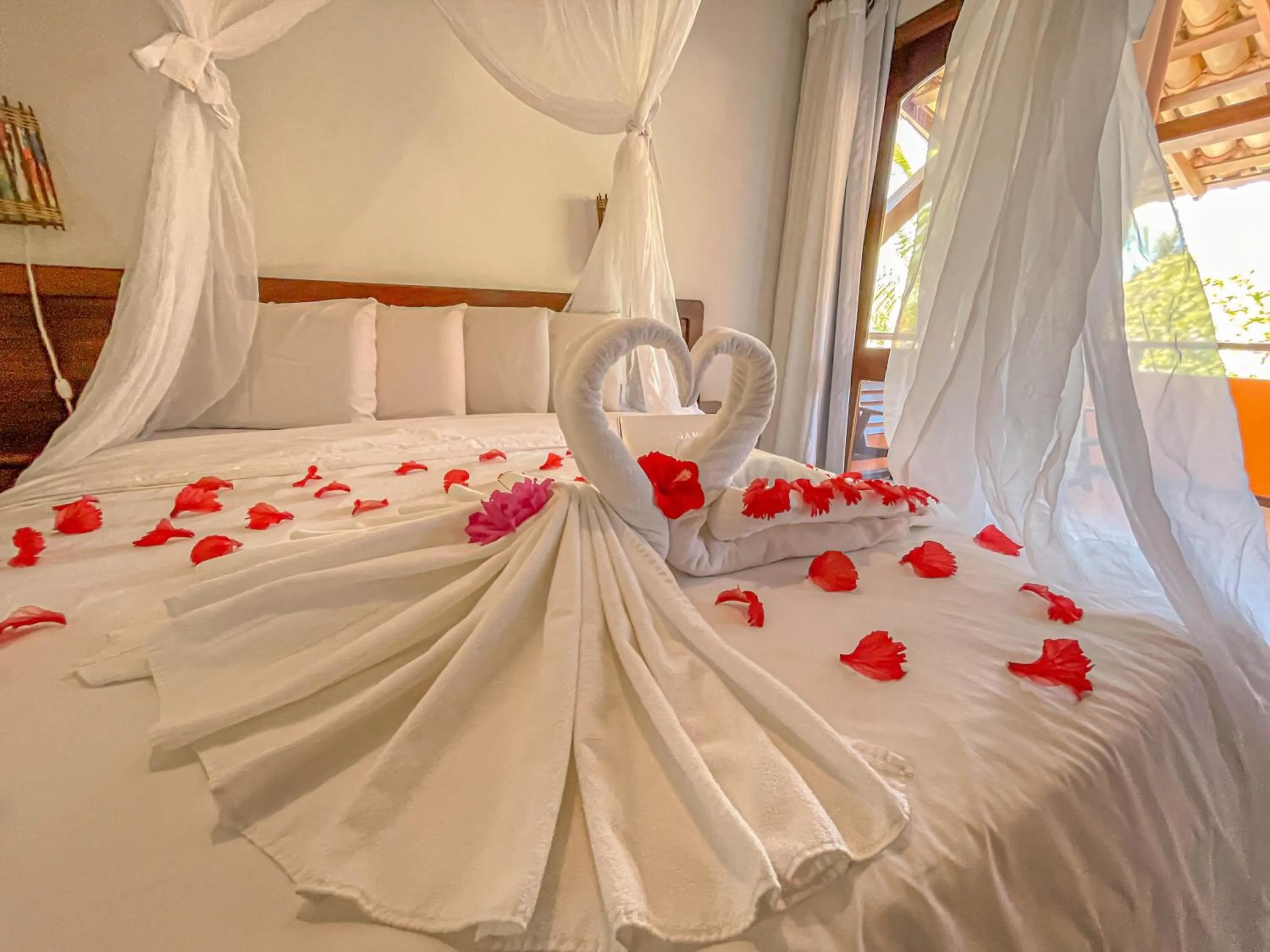 Bed in Mar Paraíso Hotel