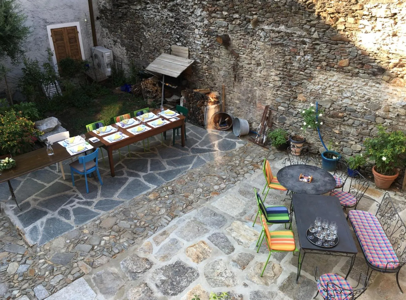 Patio in Antica Sosta dei Viandanti