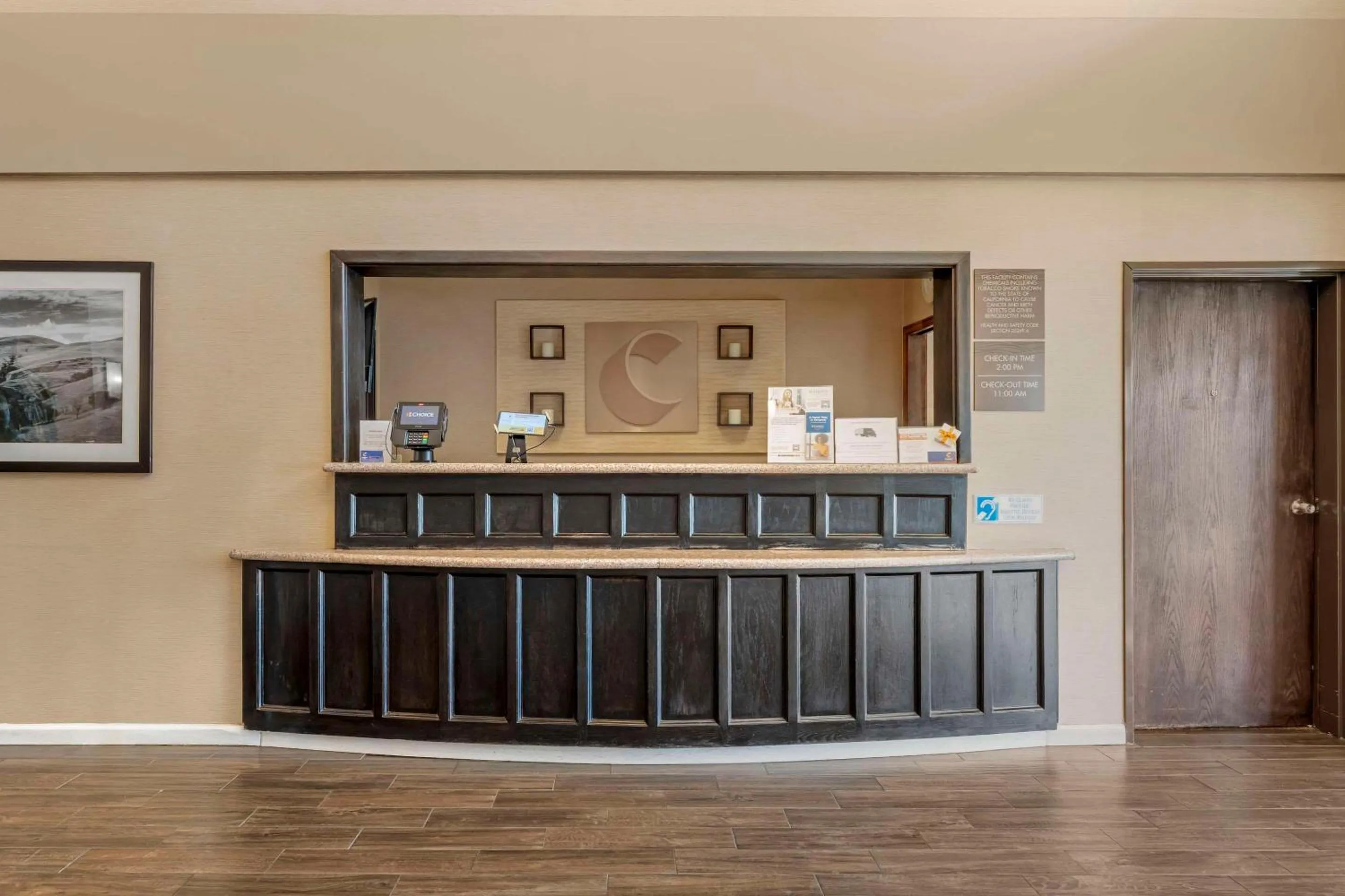 Lobby or reception in Comfort Inn Lathrop Stockton Airport