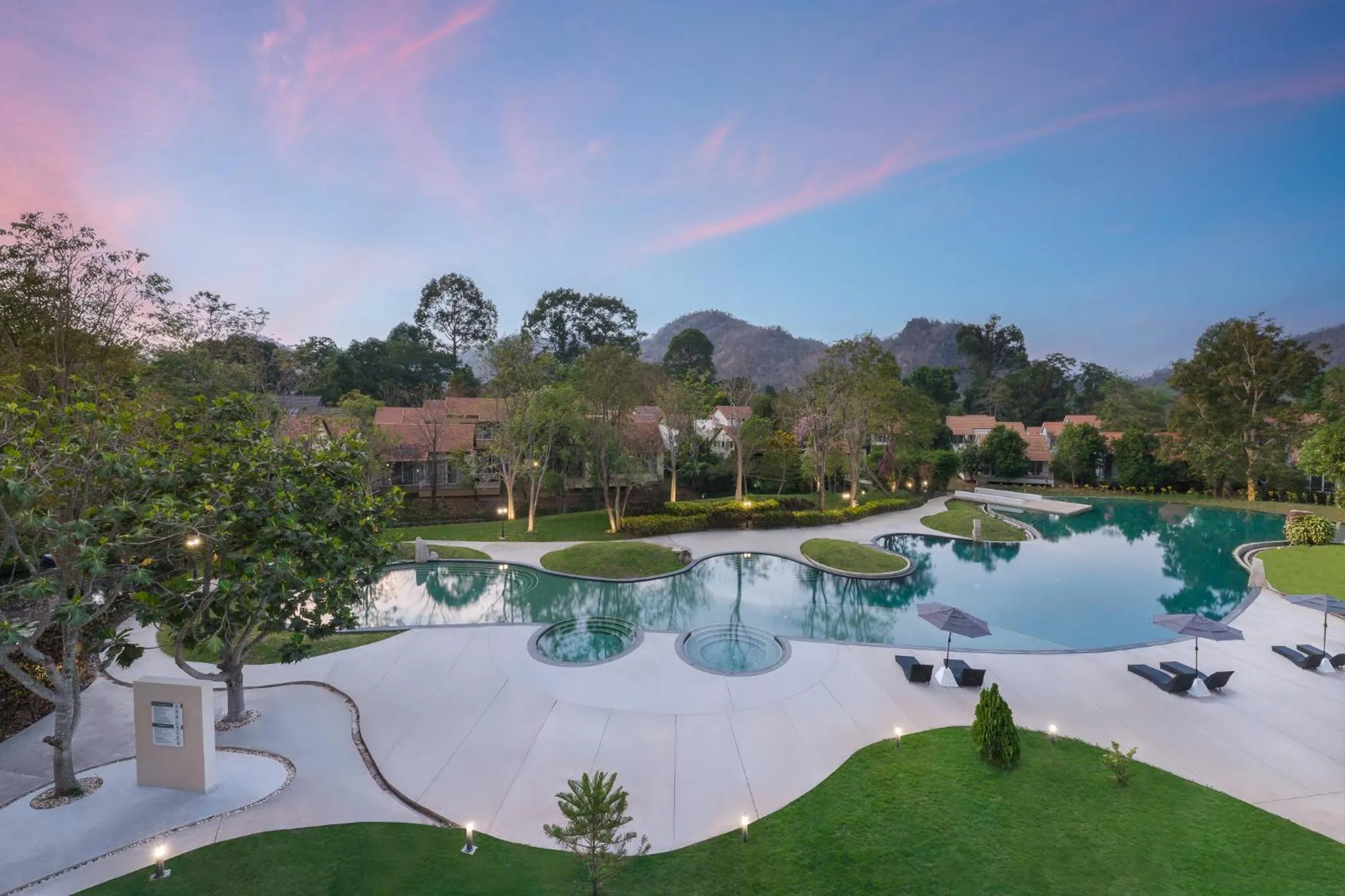 Swimming pool in Belle Villa Resort, Khao Yai
