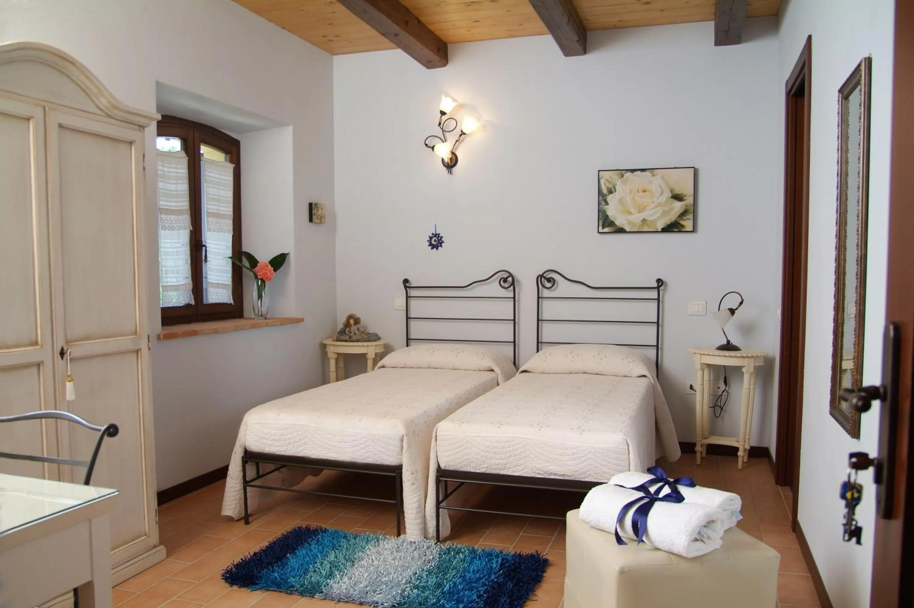 Twin Room in Agriturismo Al Crepuscolo