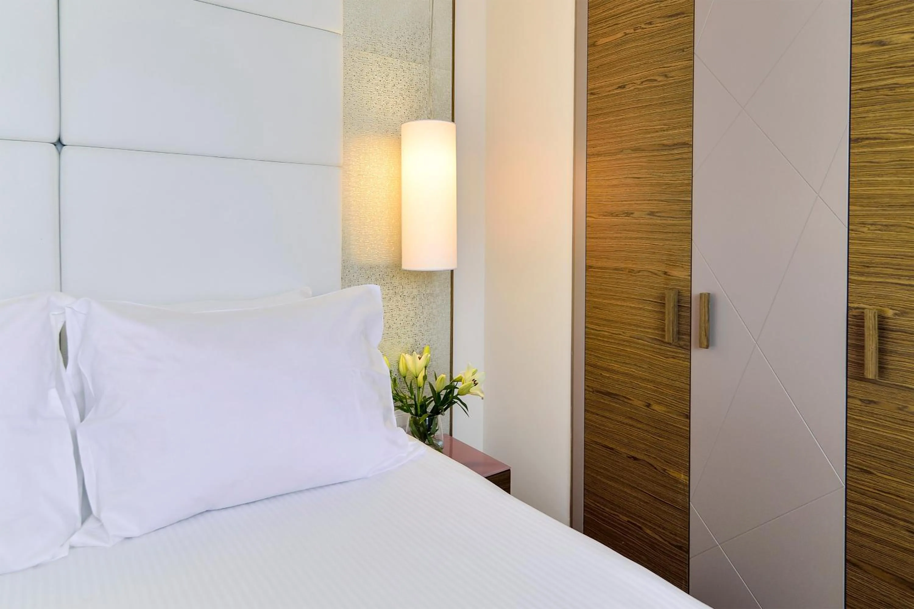 Bed in Belgrade Art Hotel, a member of Radisson Individuals