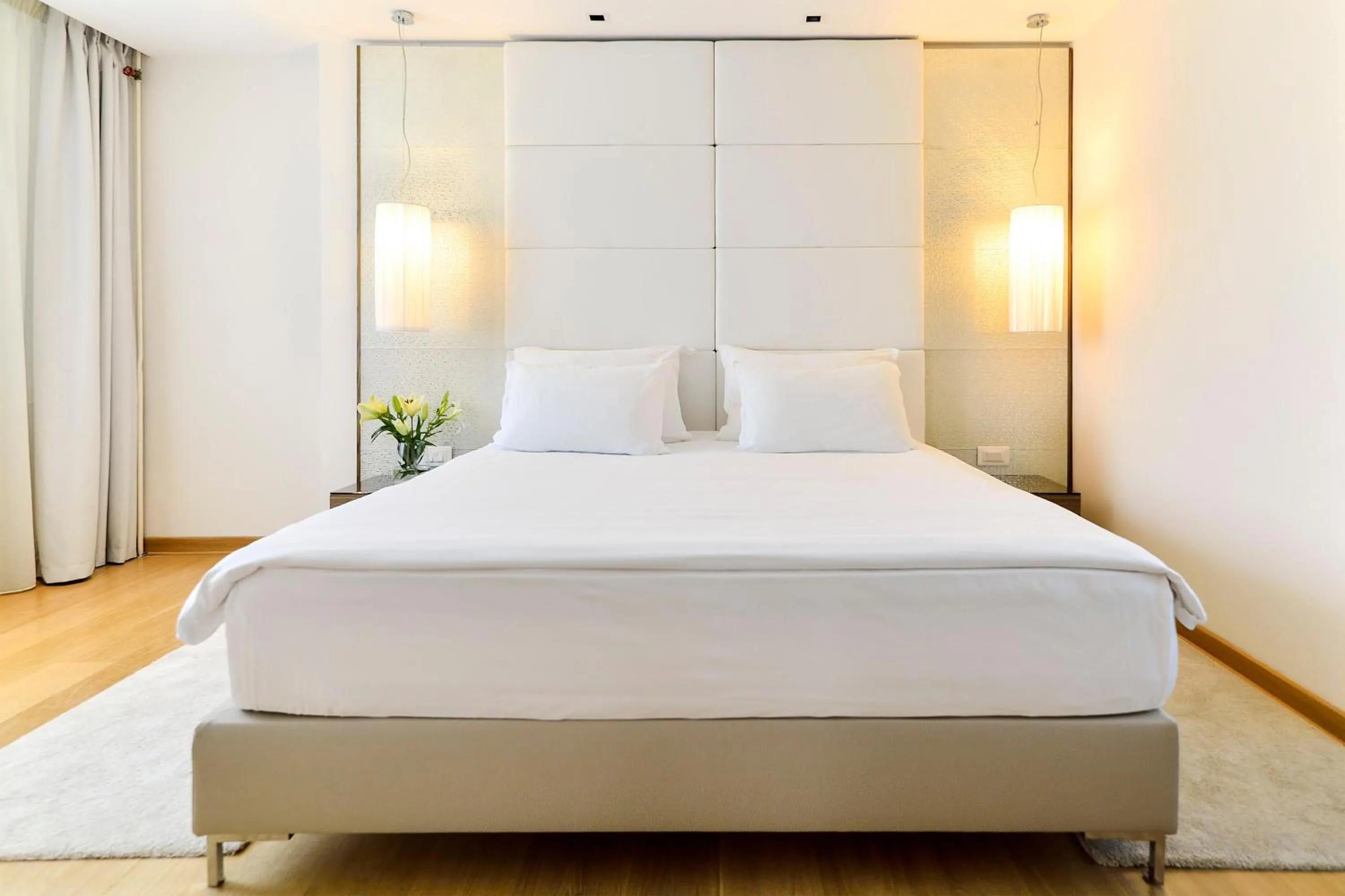 Bed in Belgrade Art Hotel, a member of Radisson Individuals