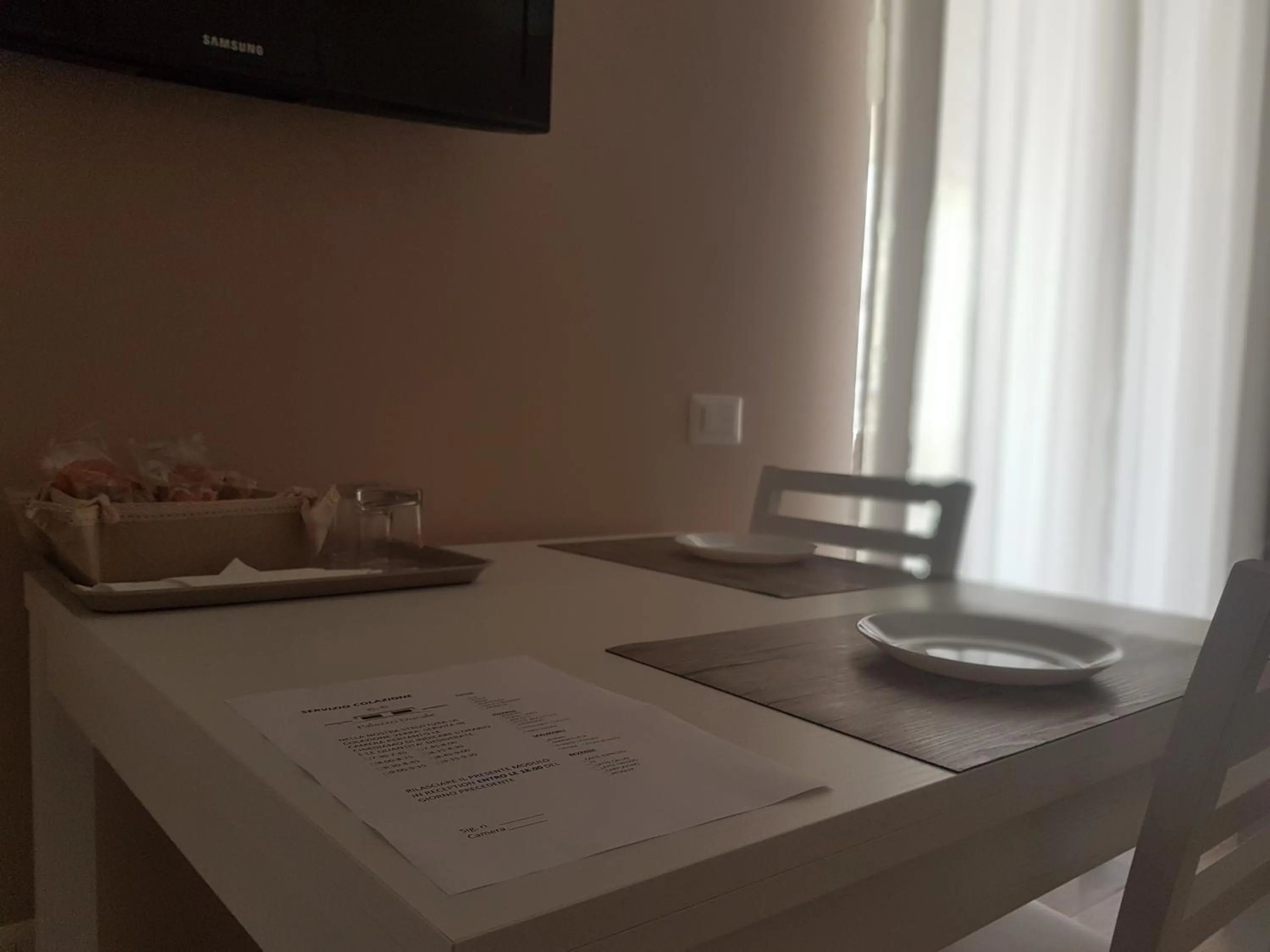 Food and drinks in Palazzo Ducale