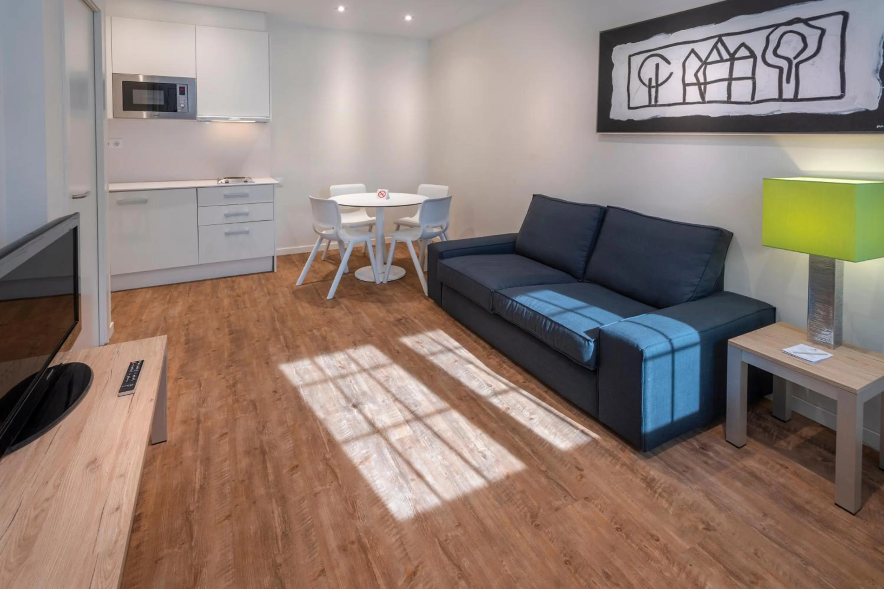 Kitchen or kitchenette in Apartments Playa de Castelldefels