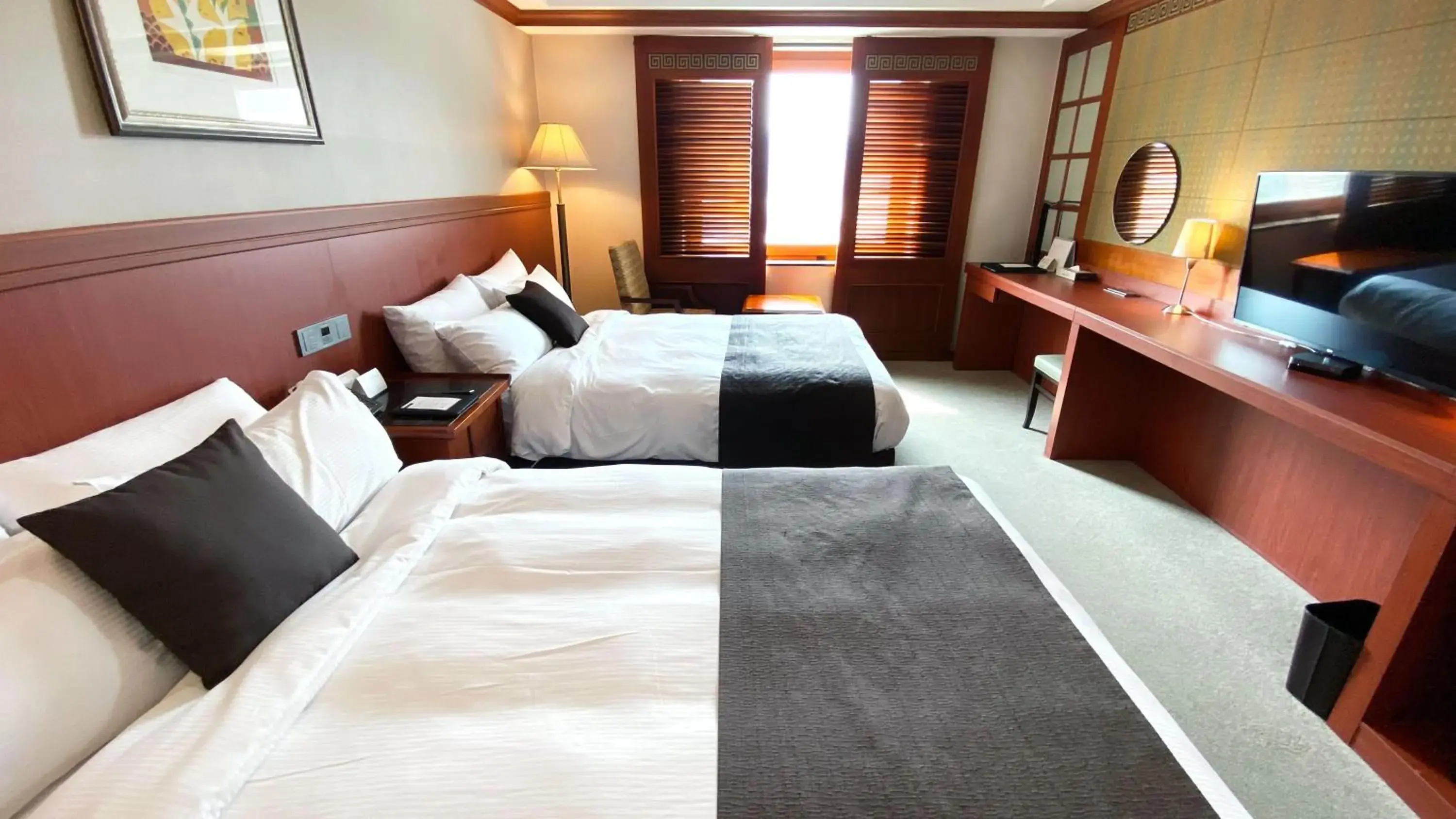 Bed in Commodore Hotel Gyeongju Bed in Commodore Hotel Gyeongju