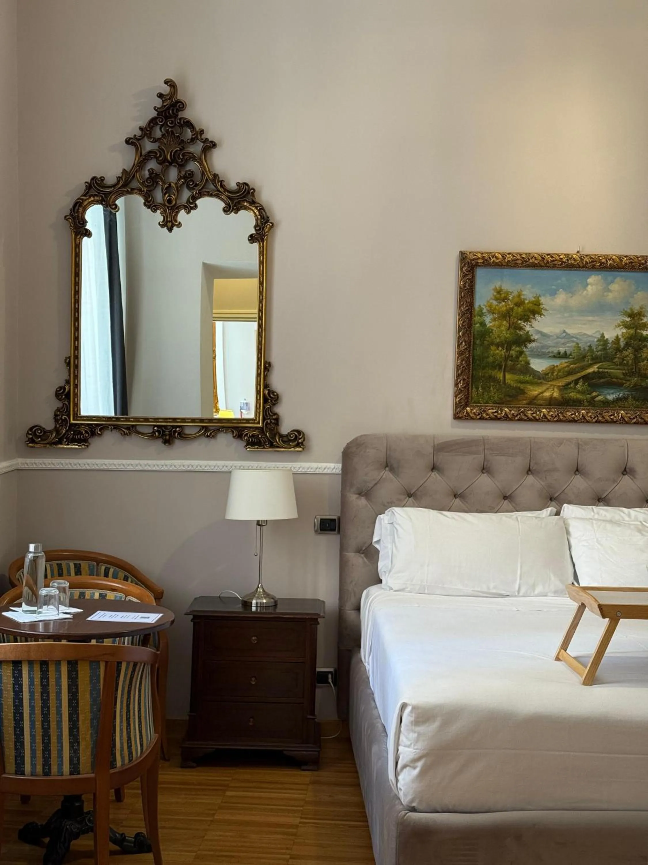 Bed in I TRE MOSCHETTIERI - D'ARTAGNAN Luxury Guest House