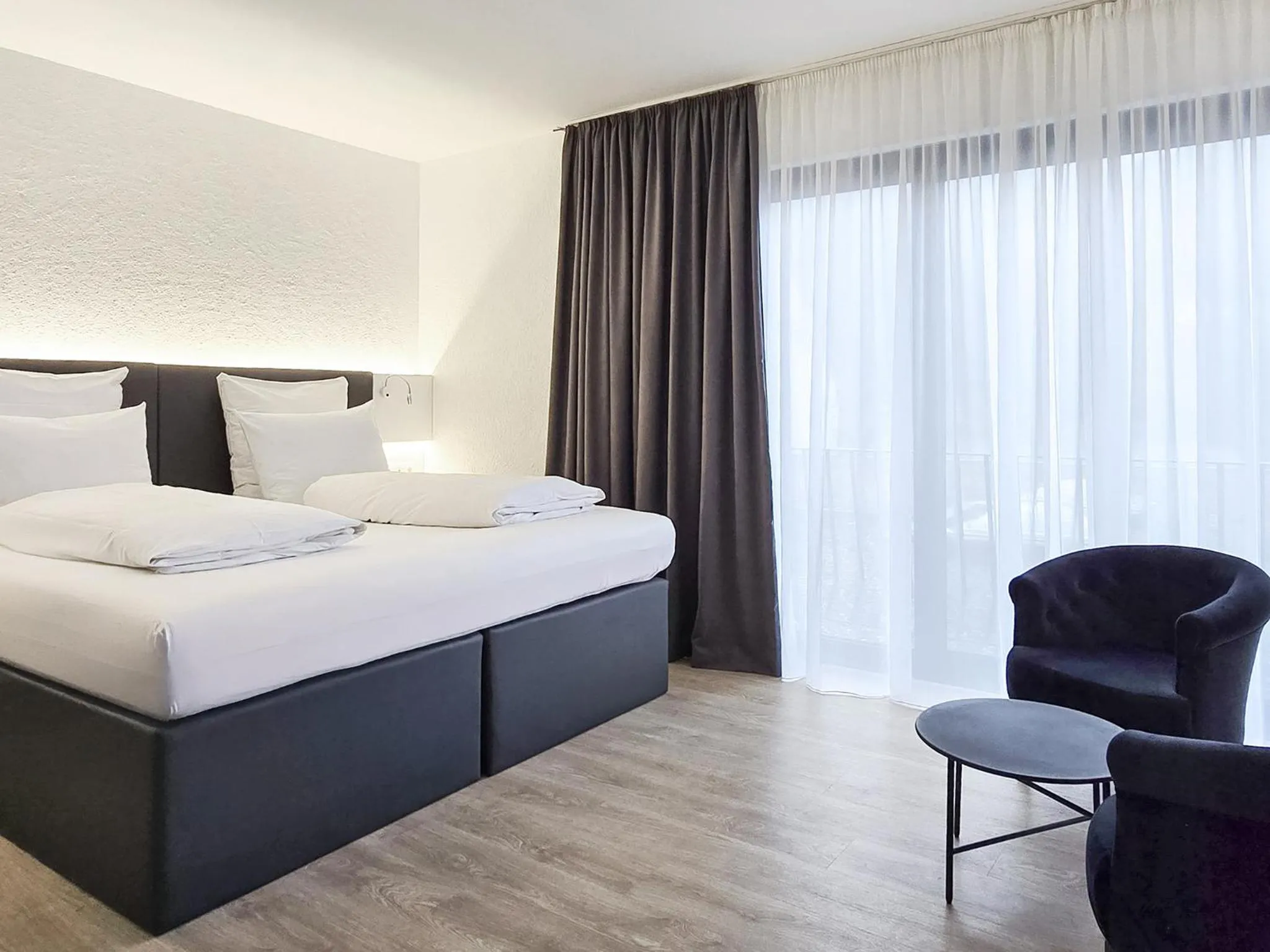 Photo of the whole room, Bed in DORMERO Moselhotel Koblenz-Alken