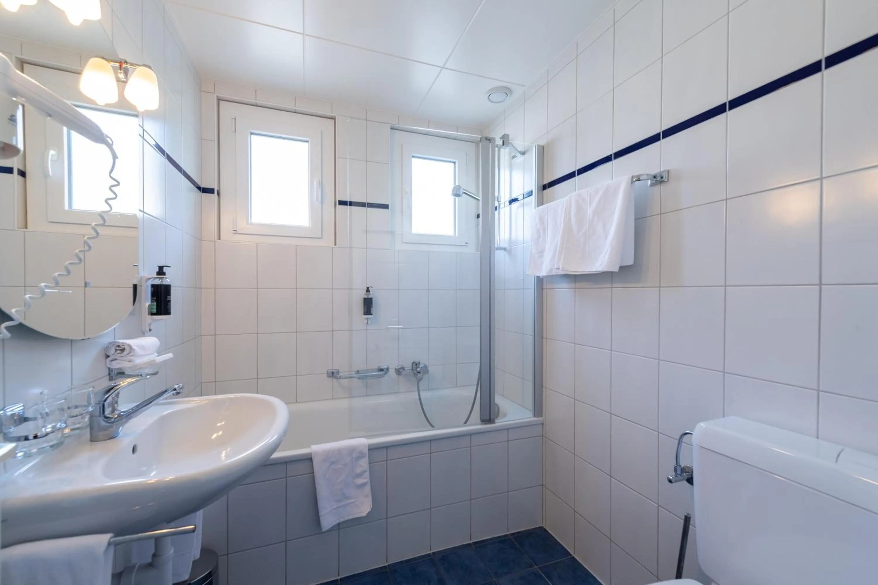 Bathroom in Châtonneyre Hotel & Restaurant