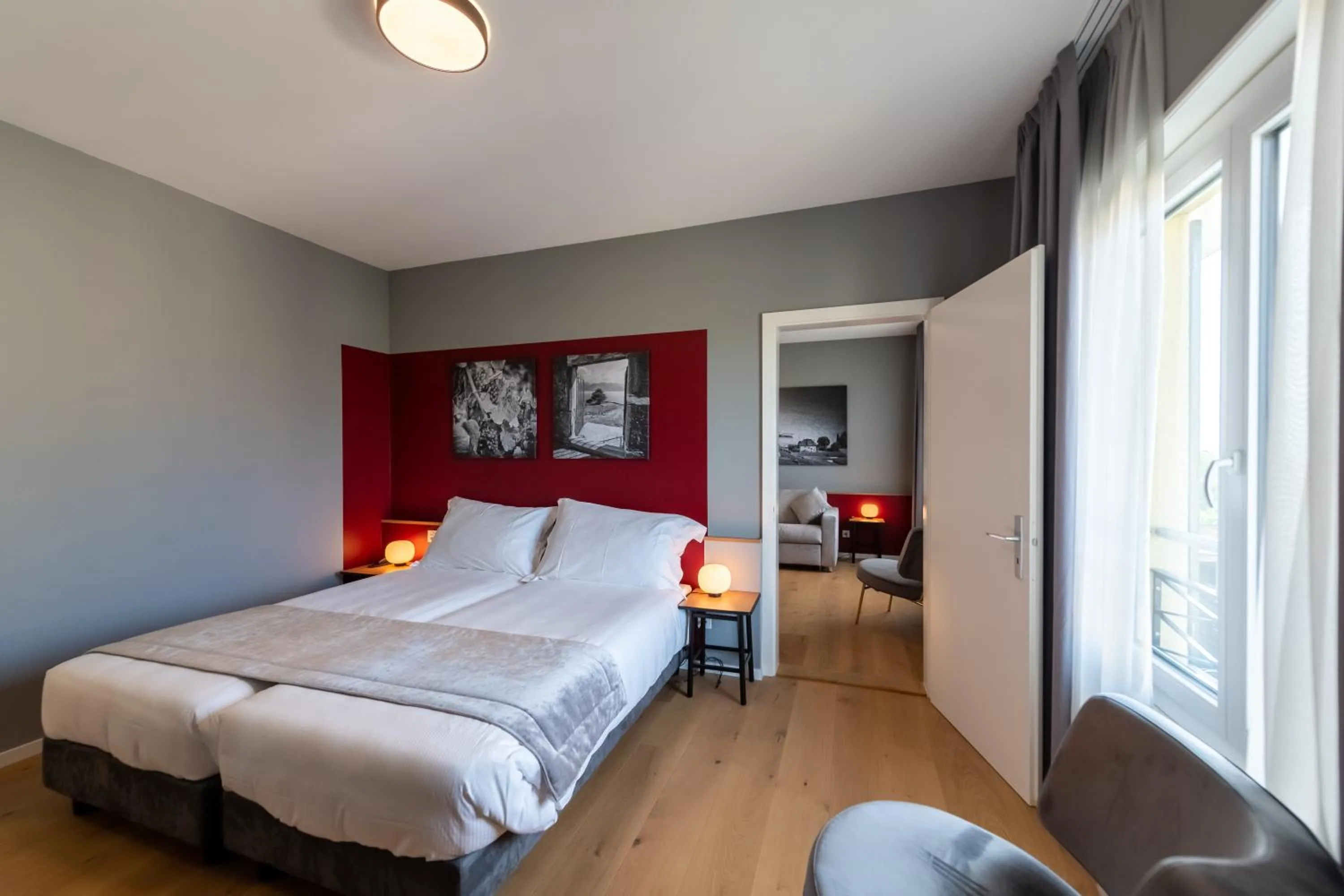 Bedroom, Bed in Châtonneyre Hotel & Restaurant