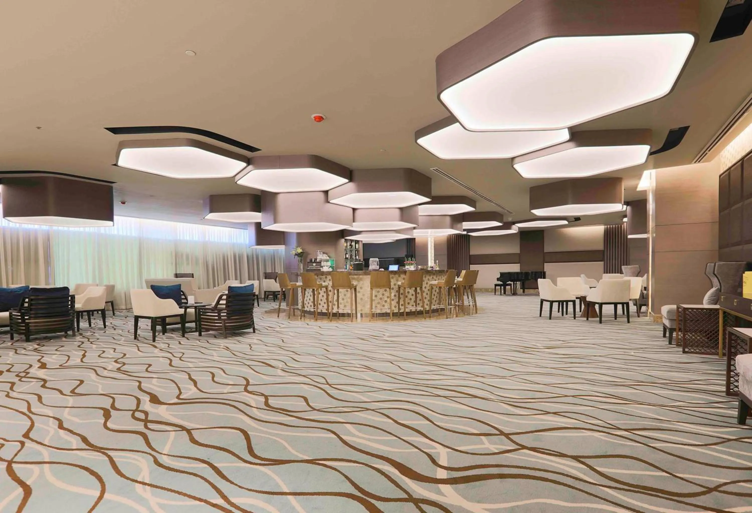 Lobby or reception in bai Hotel Cebu