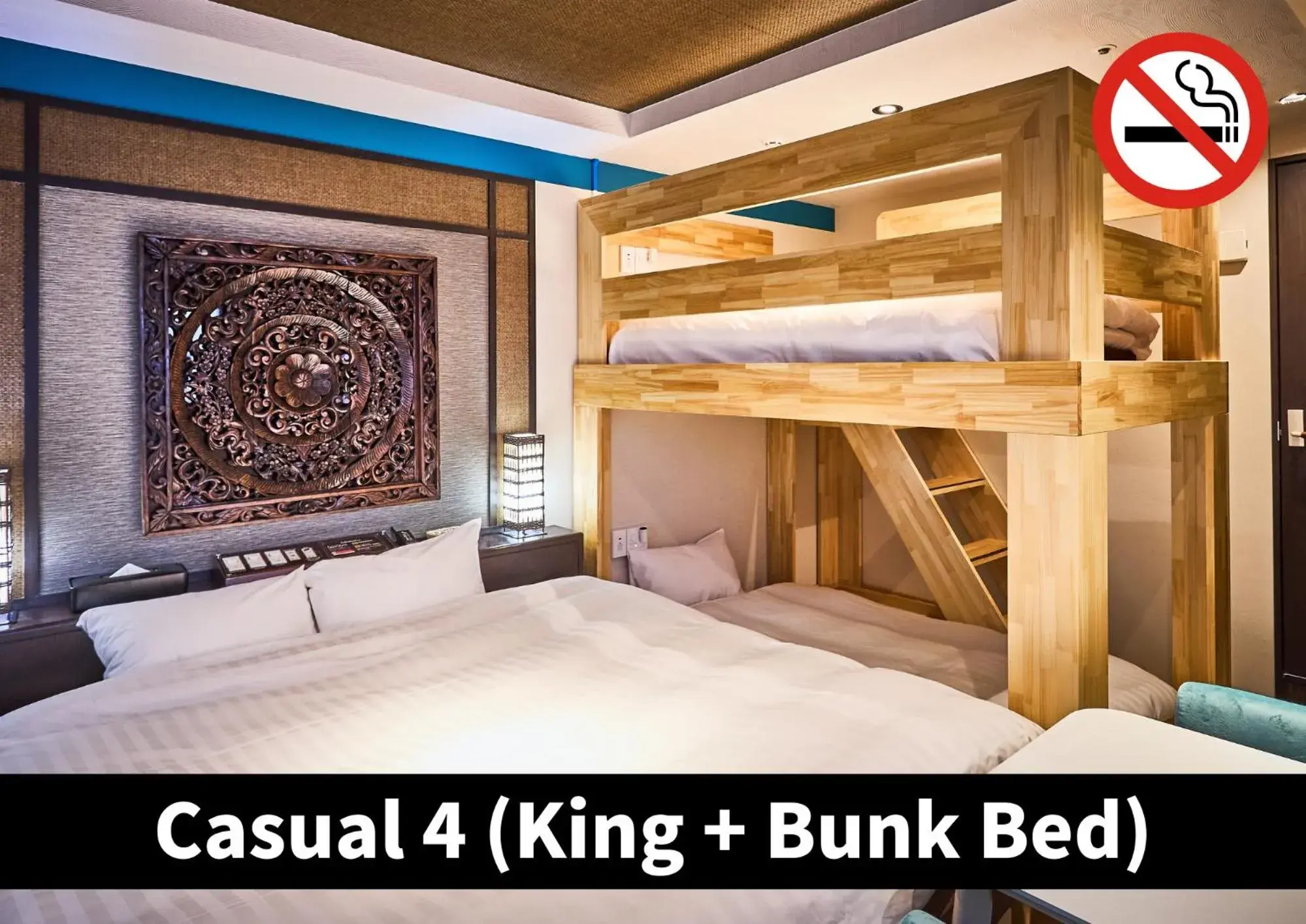 Bedroom, Bed in Hotel K6 Osaka Namba Dotonbori Near Shinsaibashi - Family Kids Concept Bedroom, Bed in Hotel K6 Osaka Namba Dotonbori Near Shinsaibashi - Family Kids Concept