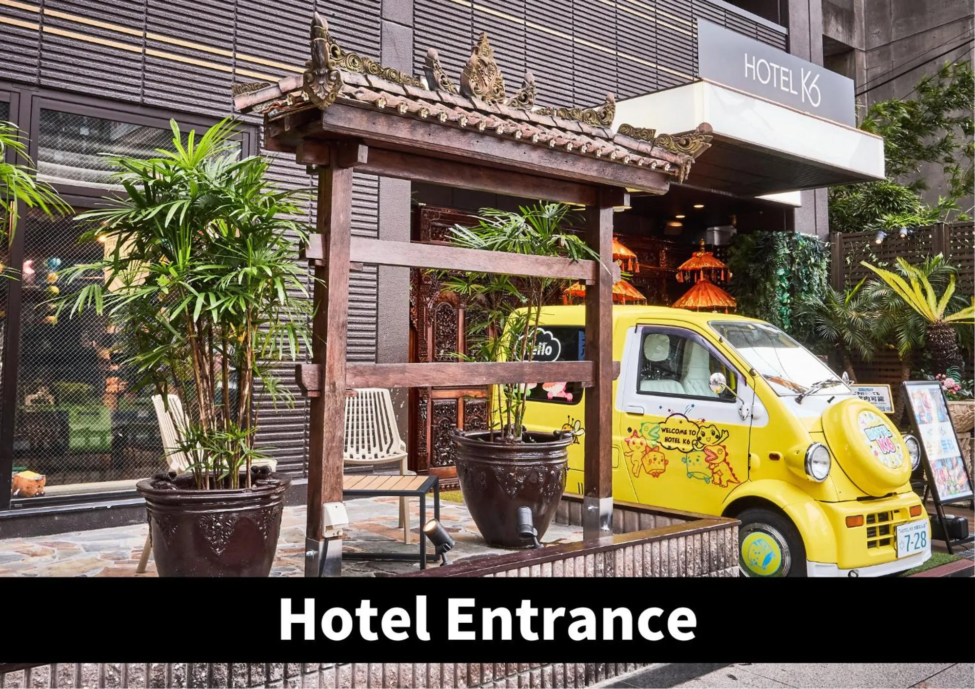 Property building in Hotel K6 Osaka Namba Dotonbori Near Shinsaibashi - Family Kids Concept