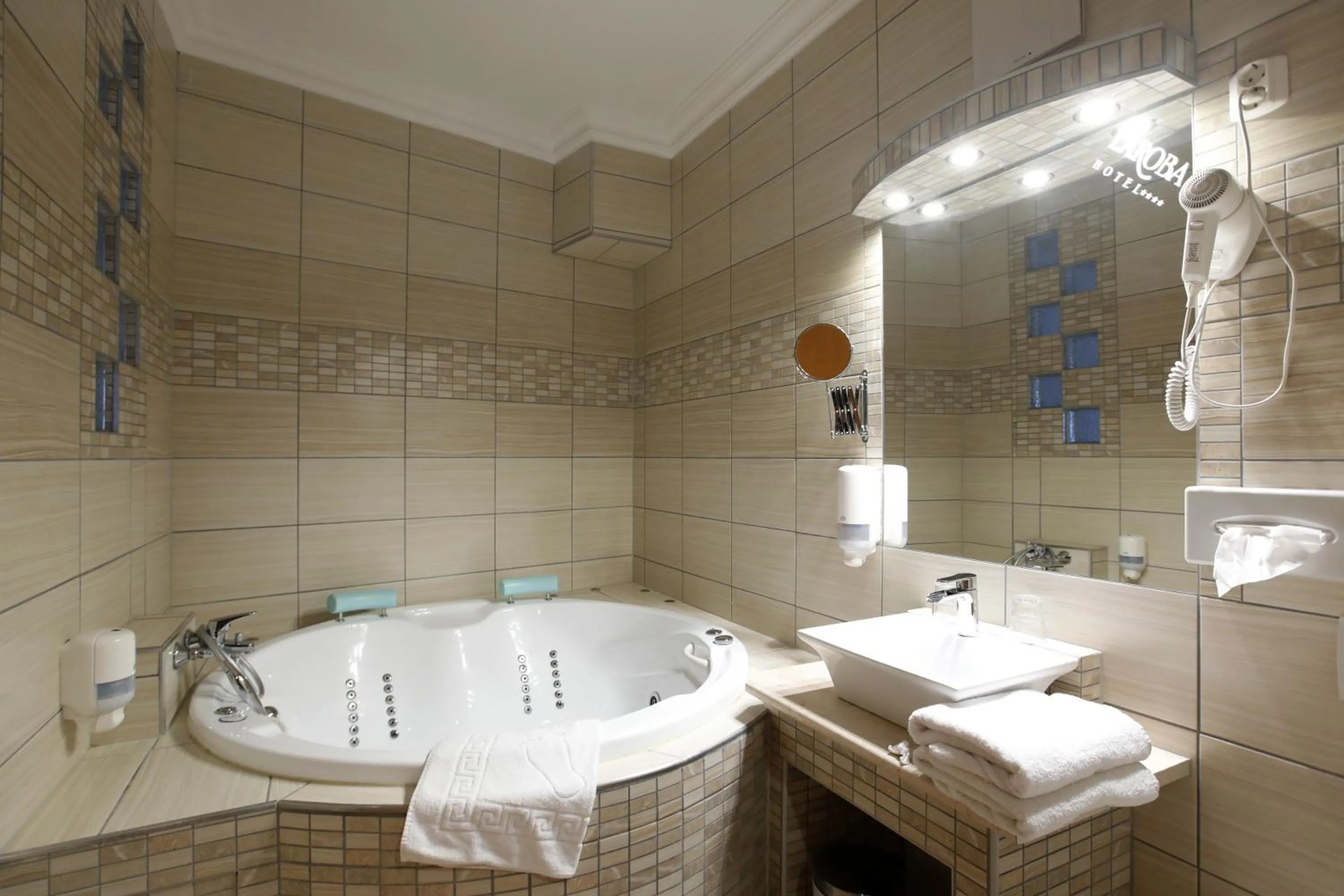 Bathroom in Wellness Hotel Laroba