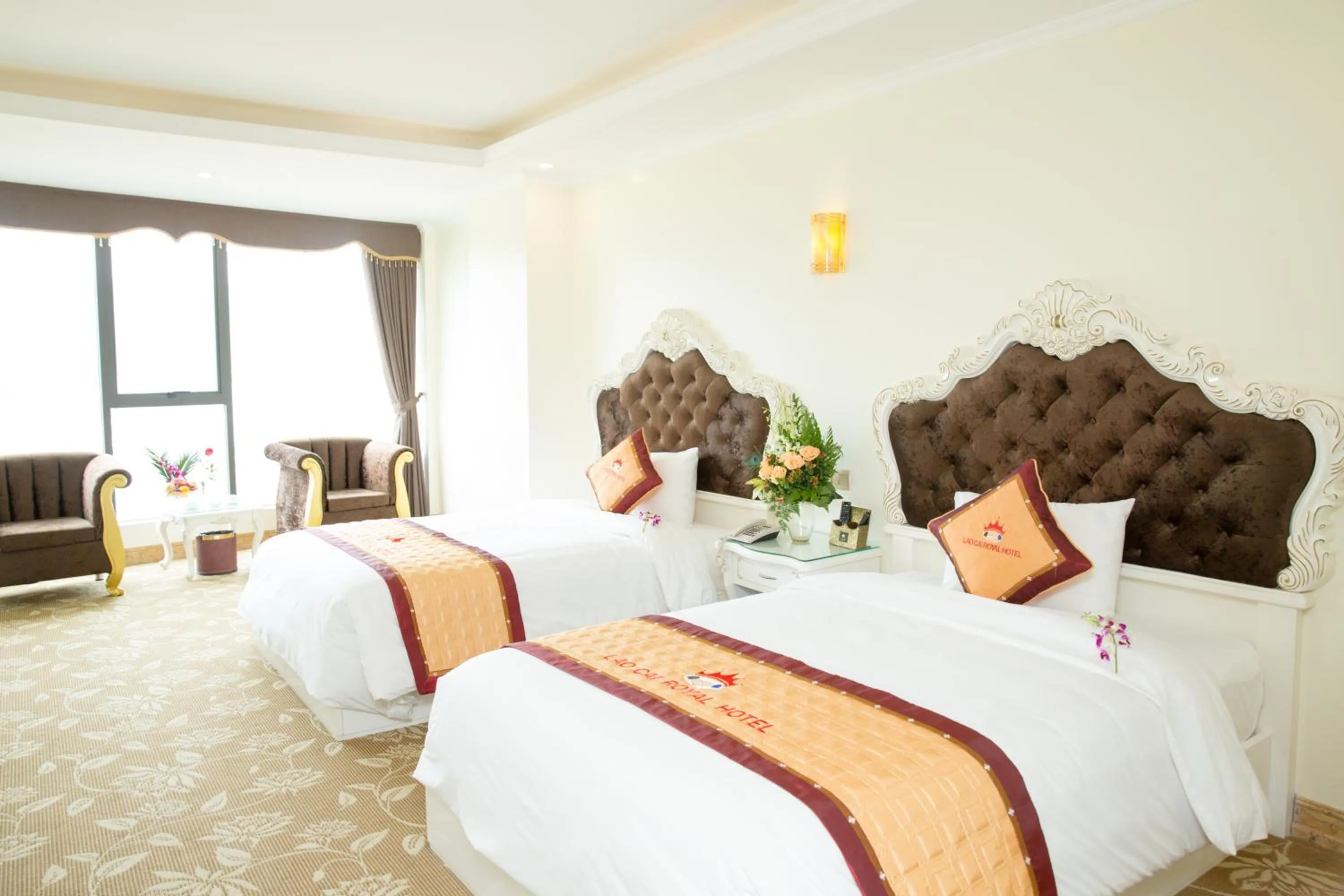 Bedroom, Bed in Lao Cai Royal Hotel