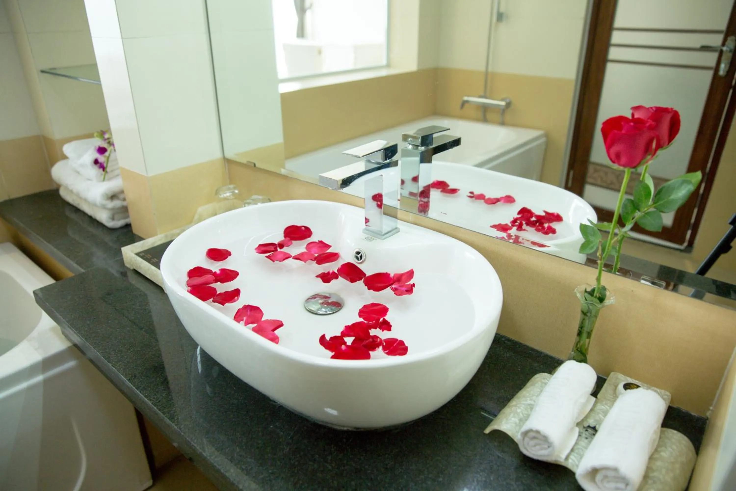 Bathroom in Lao Cai Royal Hotel